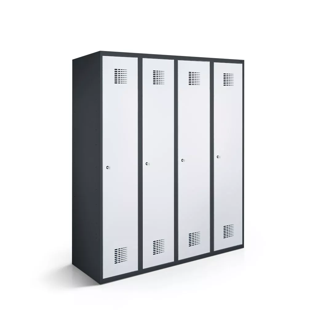 Clothes locker 4 doors width 120 cm