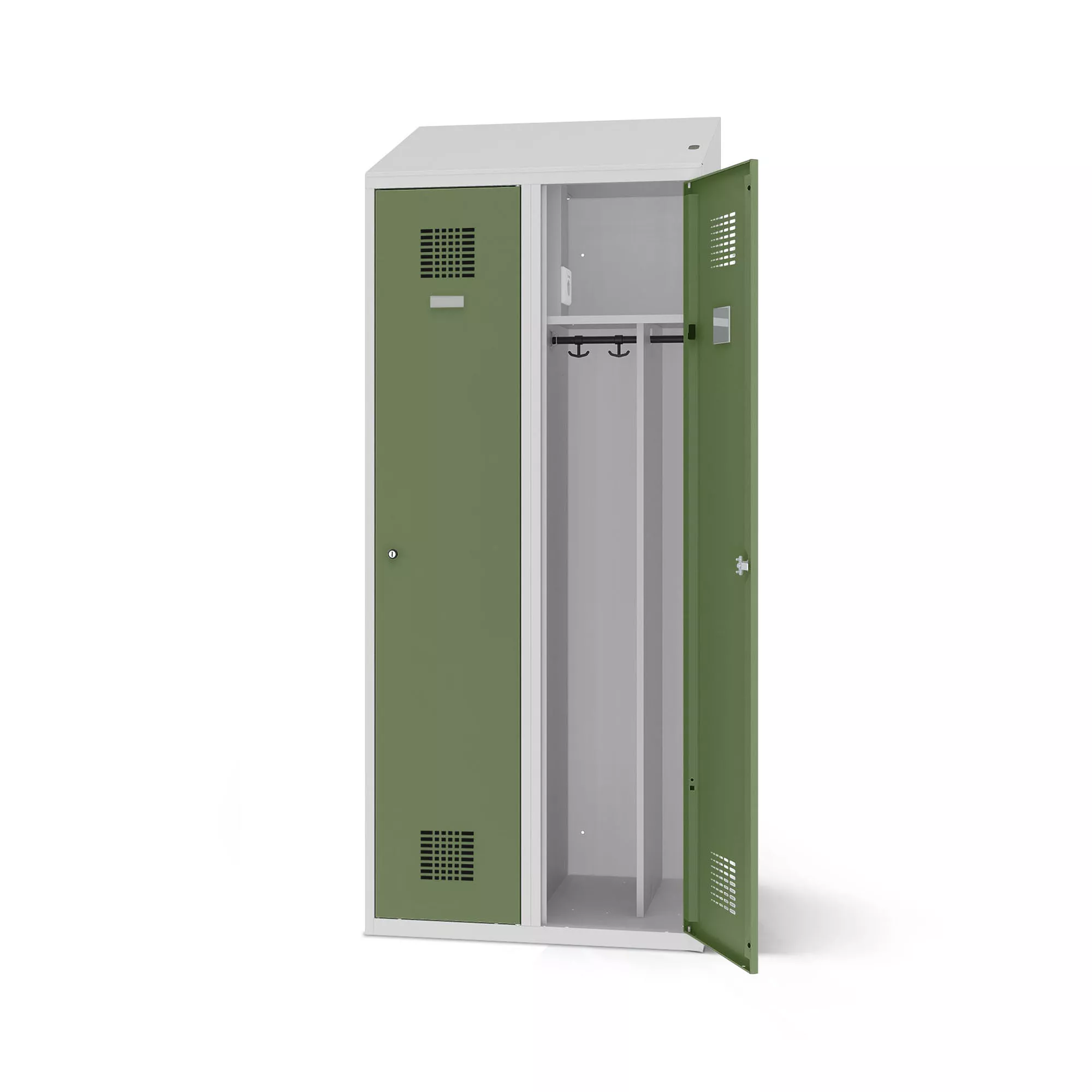 Clothes locker with charging function 2 doors width 80 cm