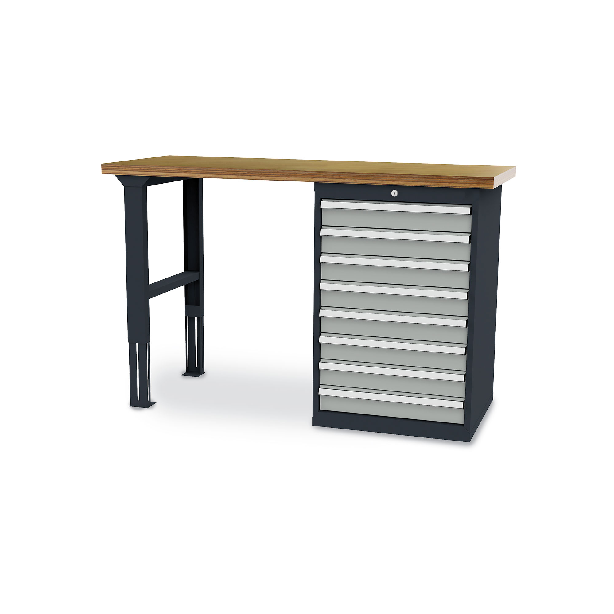 Workbench 8 drawers 1500x600x960