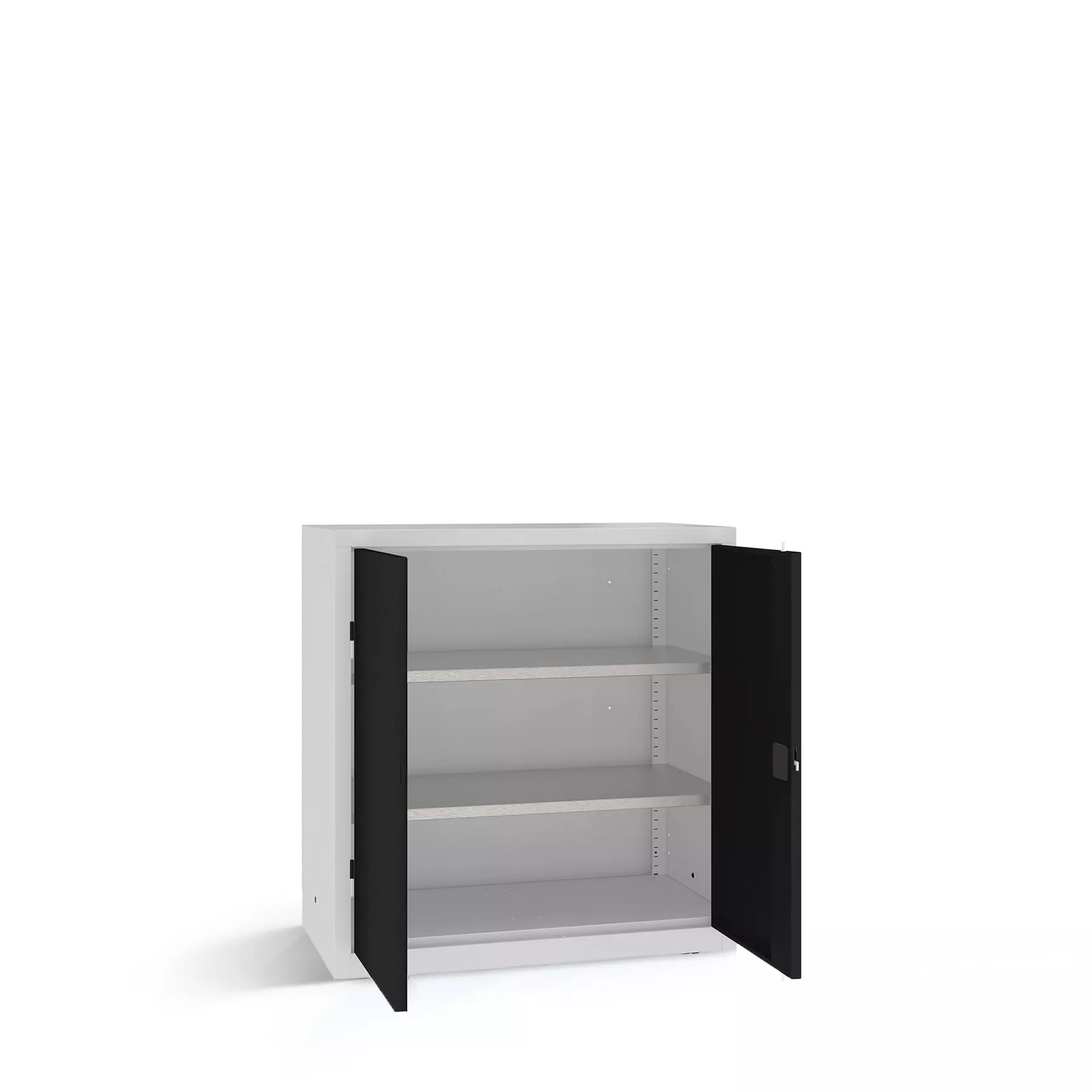Heavy-duty workshop cabinet with shelves 104 x 100
