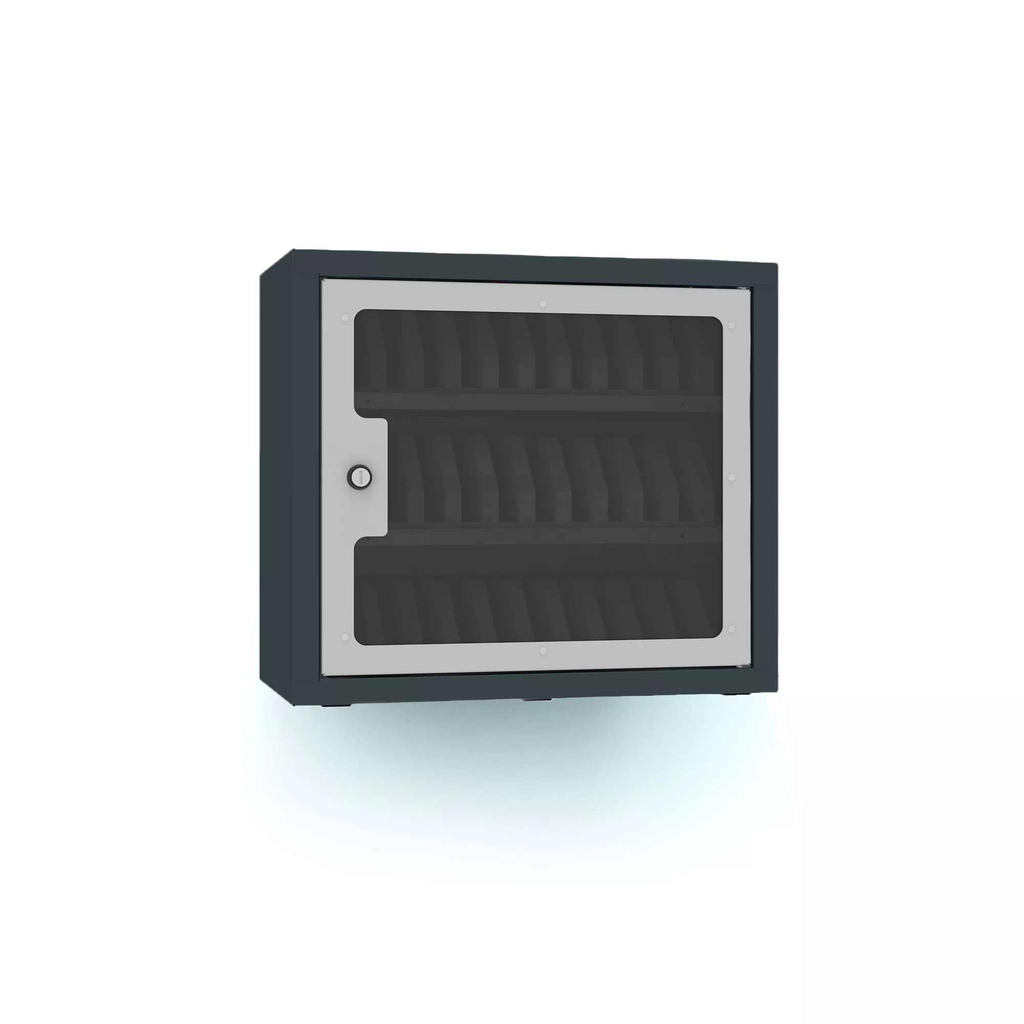 Casier pour 30 téléphones portables avec porte en plexiglass