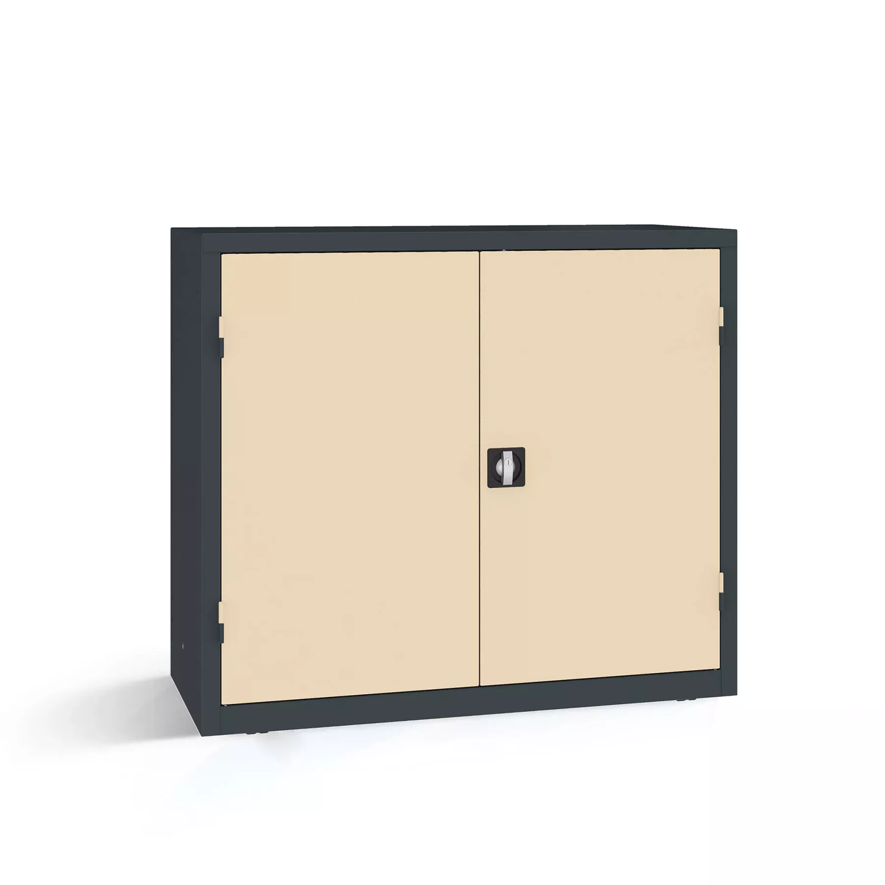 Armoire basse multifonction - étagères-bacs de rétention - 100 cm de largeur