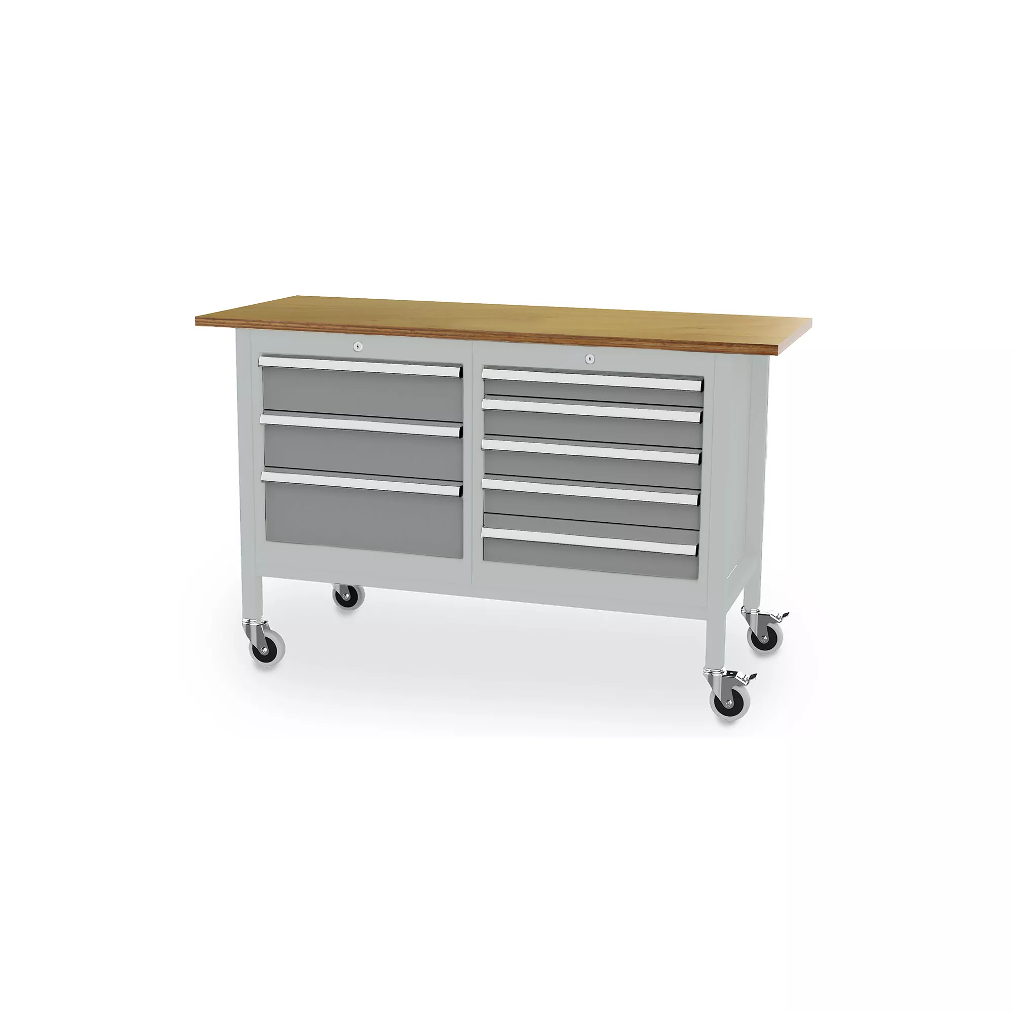 Établi mobile - 7 tiroirs - 1500 x 600 x 960 mm (L x P x H)