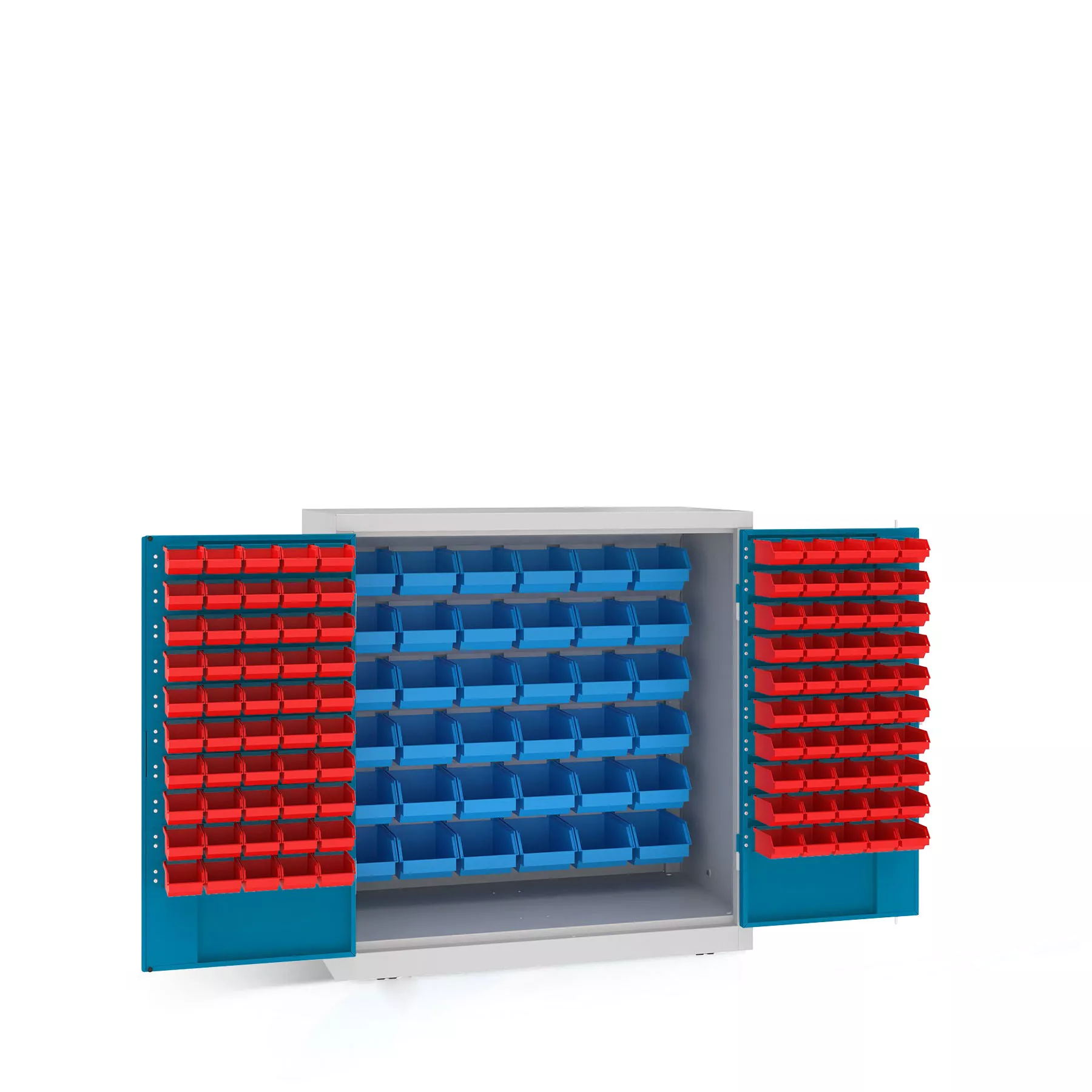 Heavy-duty workshop cabinet with storage boxes 104 x 100