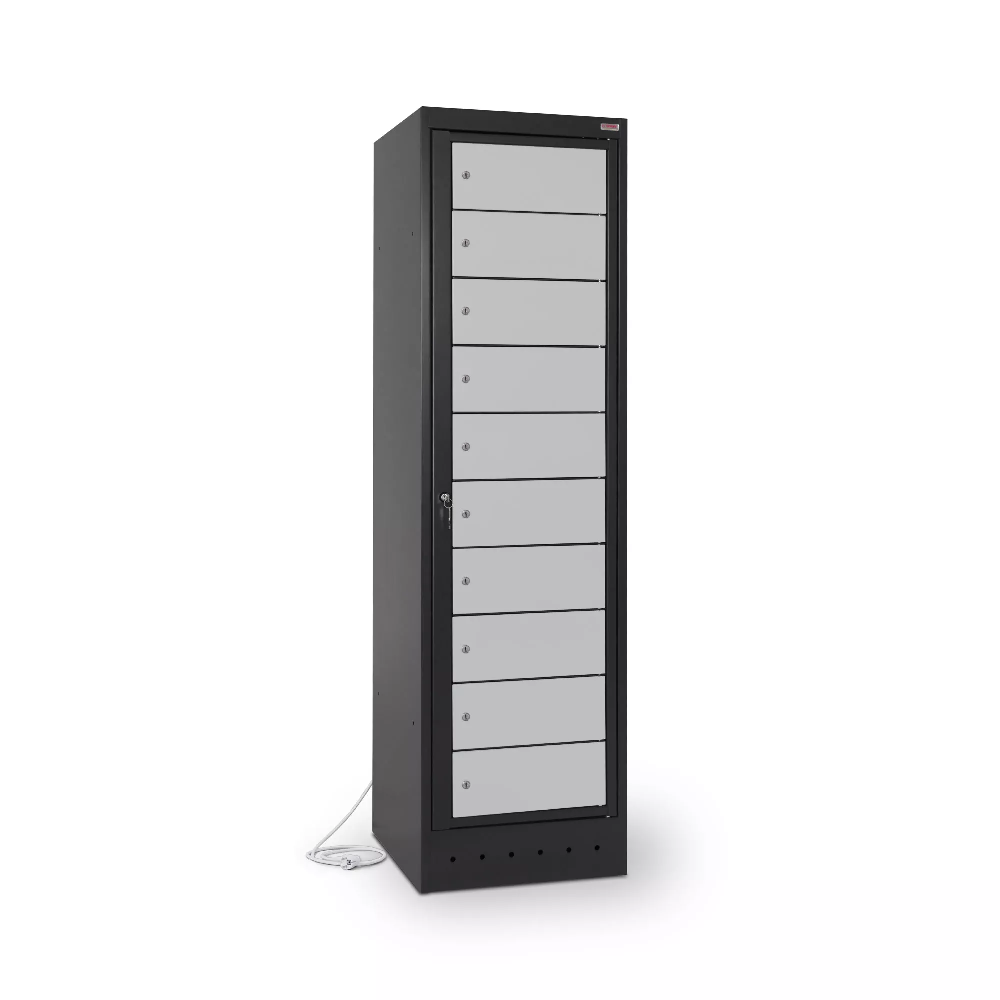 Armoire pour ordinateurs portables avec porte centrale