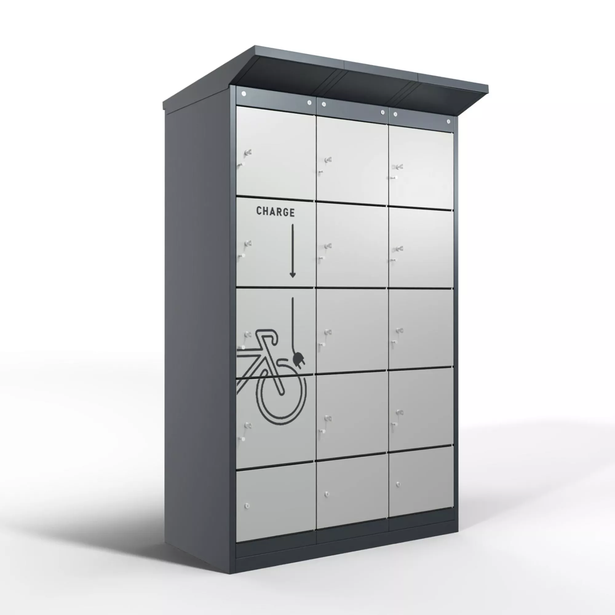 E-Bike-charging station 12 charging compartments