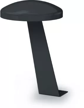 Fixe support de casque hauteur 25 cm Couleur du corps: 7016 (gris anthracite)