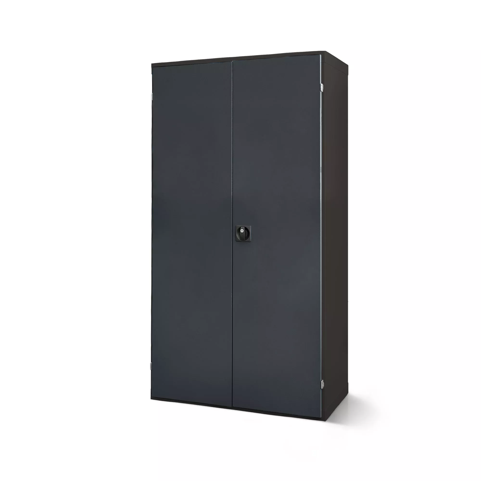 Hinged door cabinet with 1 multiple socket