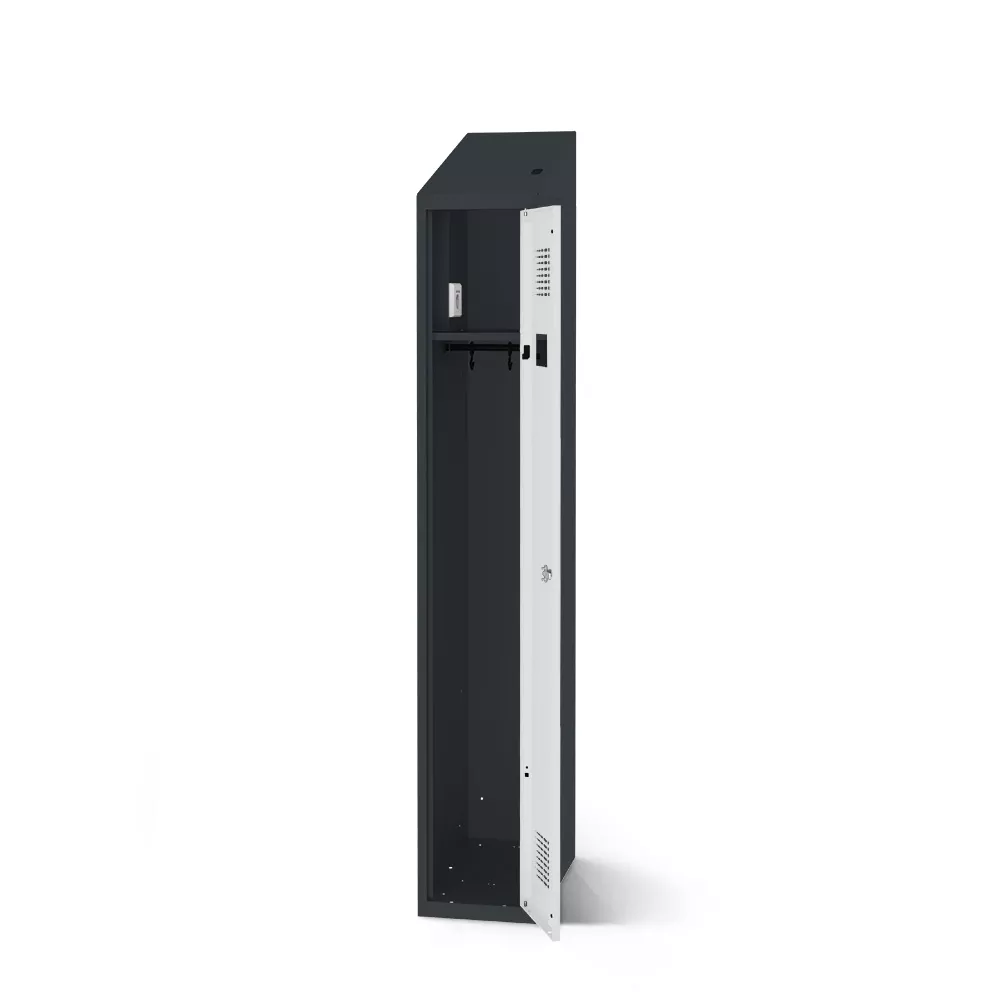 Clothes locker with charging function 1 doors width 30 cm