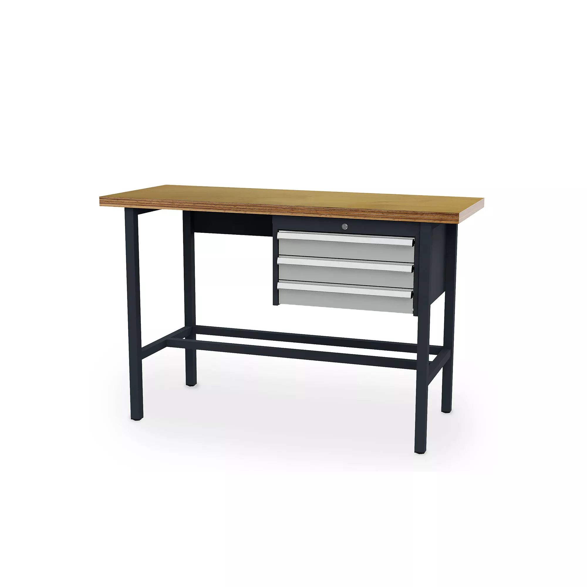 Arbeitstisch 3 Auszüge 1500x600x960