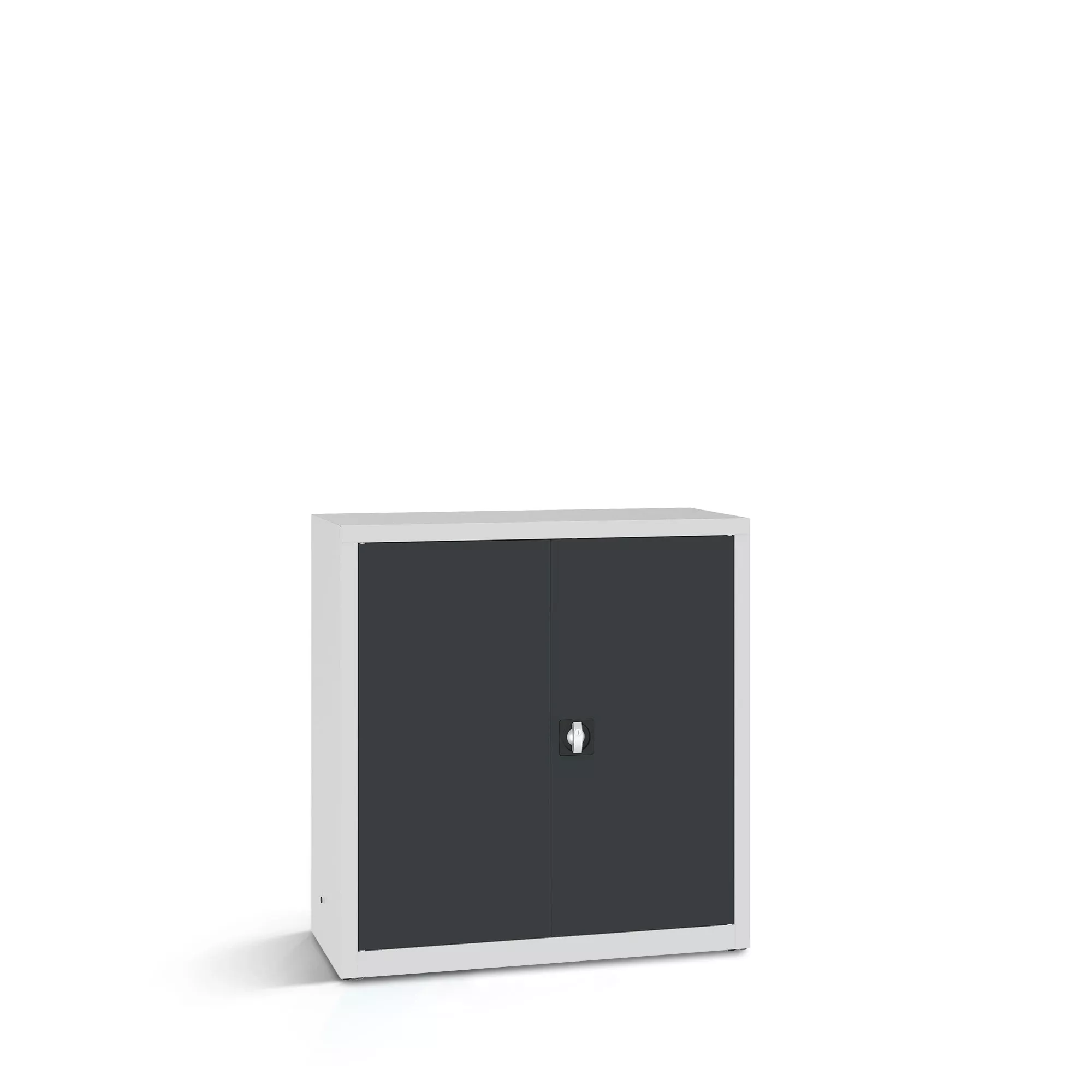 Armoire basse métallique avec étagères - 100 cm de largeur