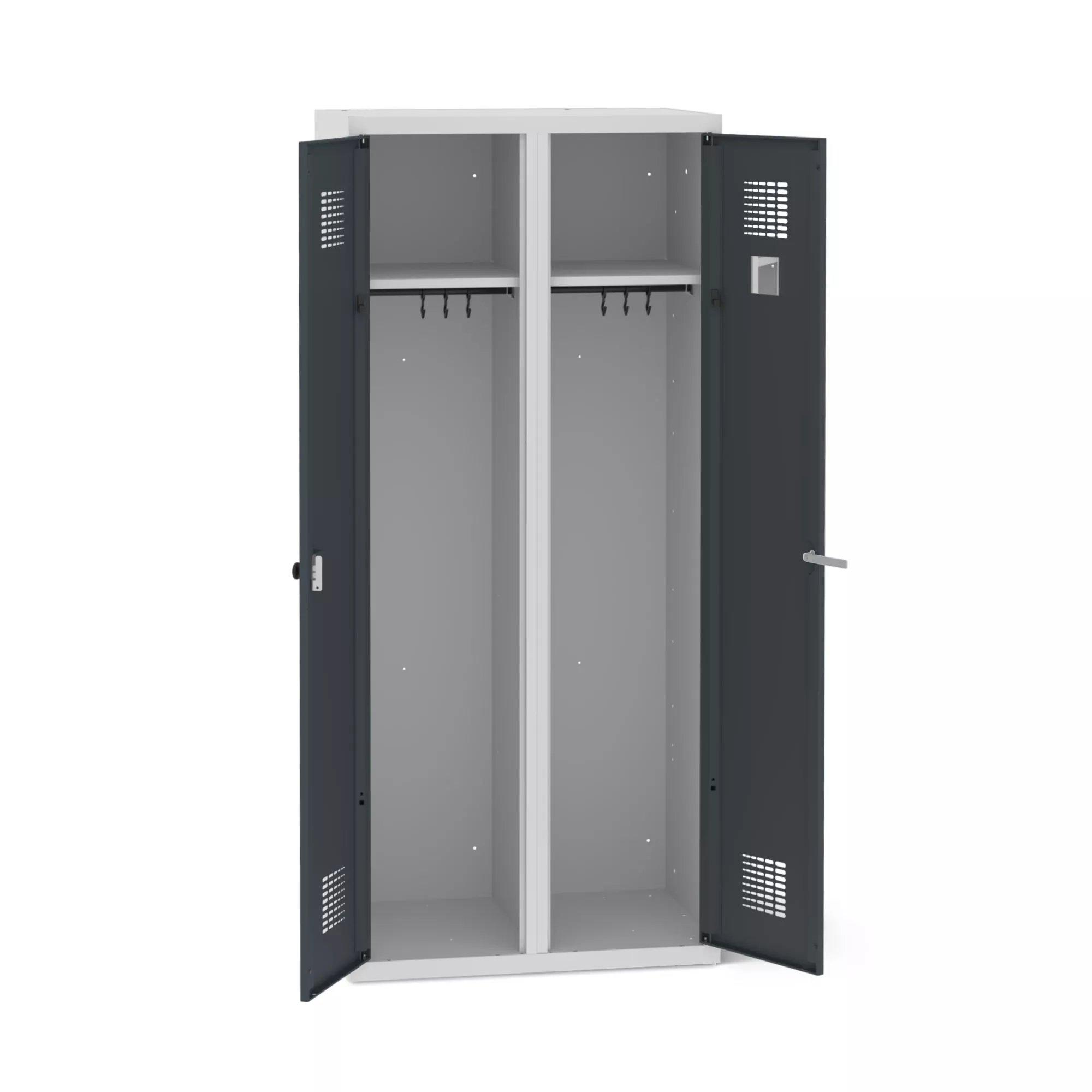 Double clothes locker width 60 cm
