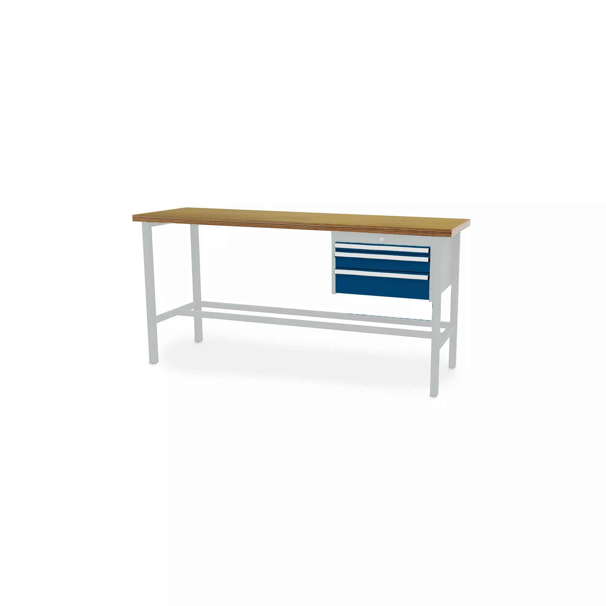 Workshop workbench - 3 drawers - 2000 x 600 x 960 mm (W x D x H)