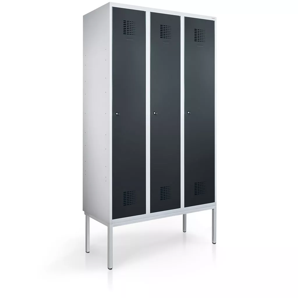Clothes locker 3 doors width 90 cm