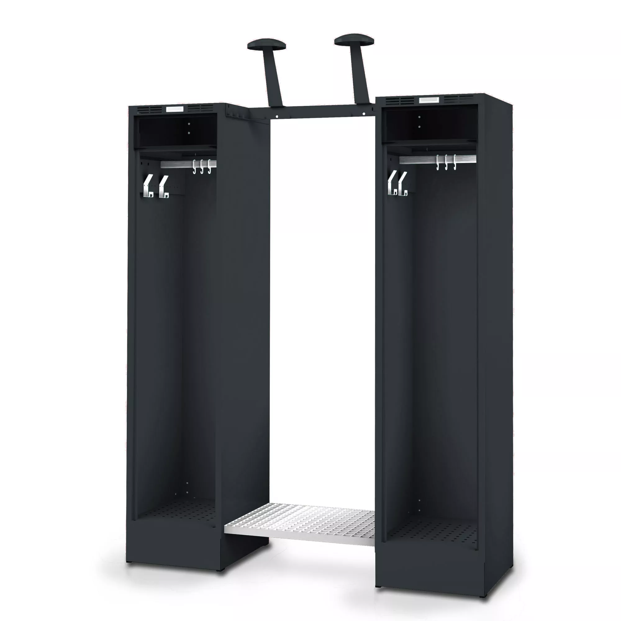 Vestiaire pompier PROFLEX - 40 + 60 + 40 cm de largeur