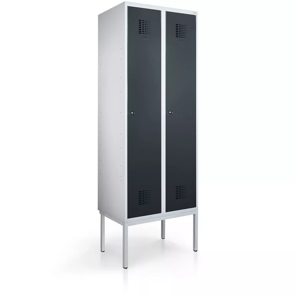 Vestiaire métallique 2 portes - 80 cm de largeur