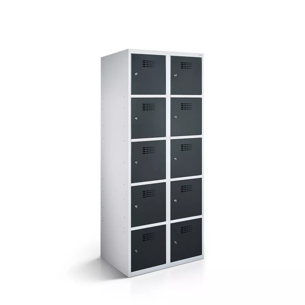 Vestiaire multicases 10 compartiments - 60 cm de largeur