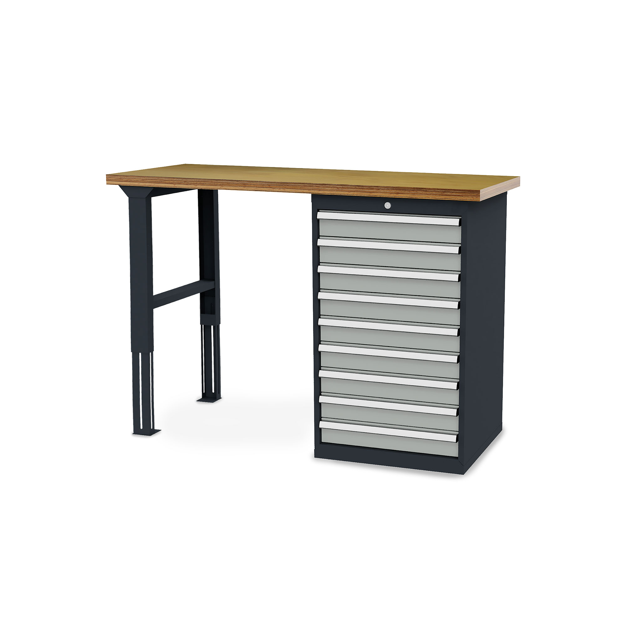 Workbench 9 drawers 1500x600x1060