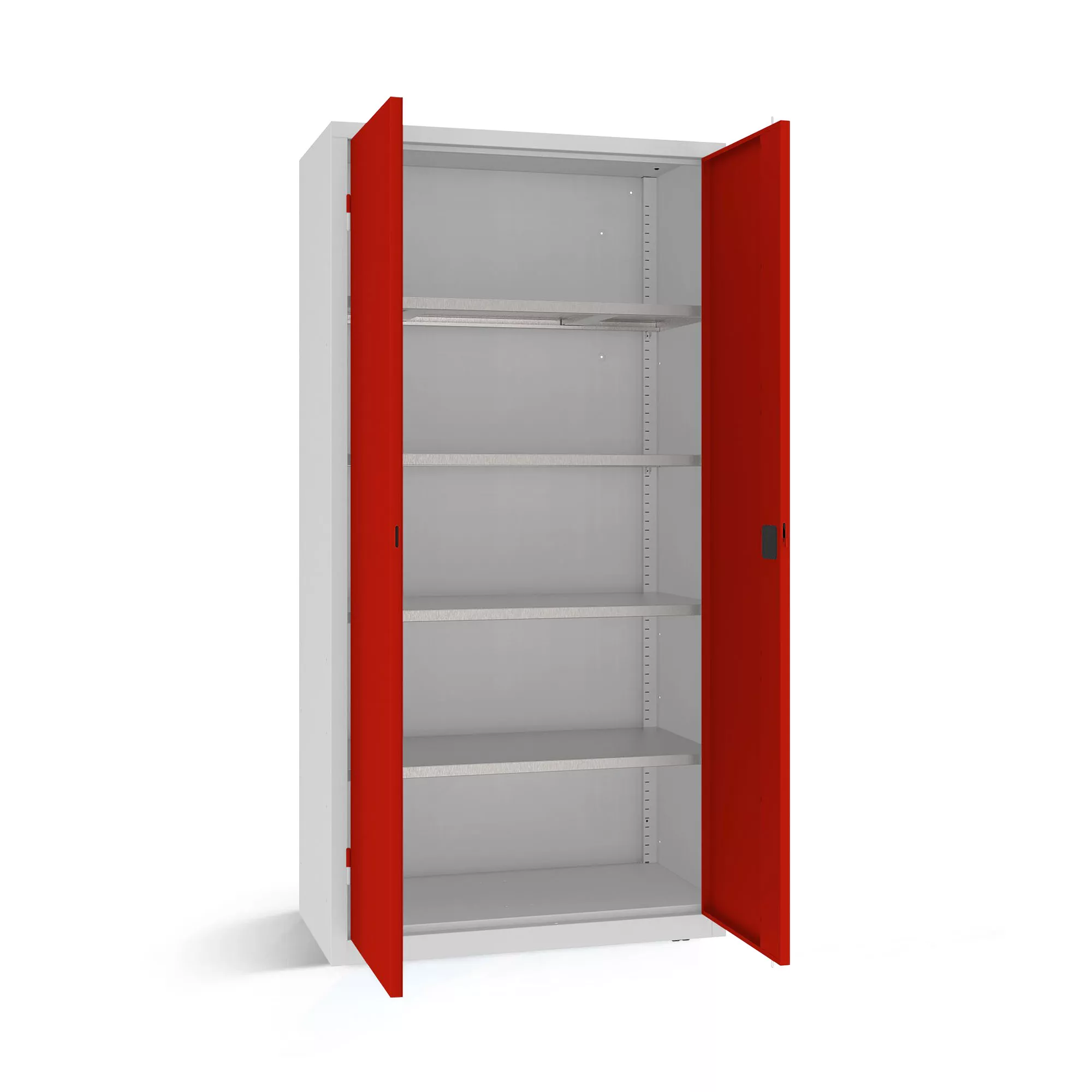 Heavy-duty workshop cabinet with shelves 199 x 100
