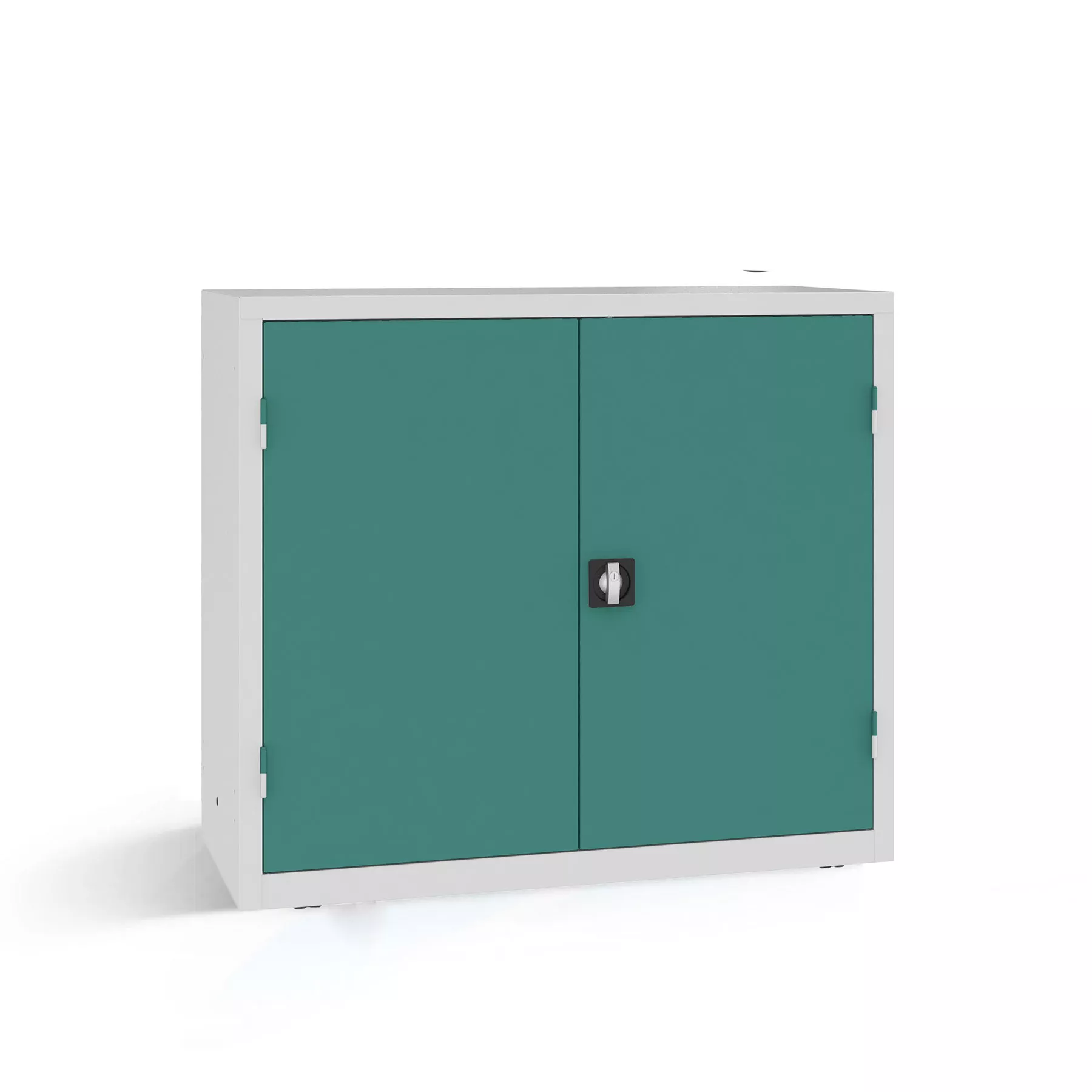 Armoire basse multifonction - étagères-bacs de rétention - 100 cm de largeur