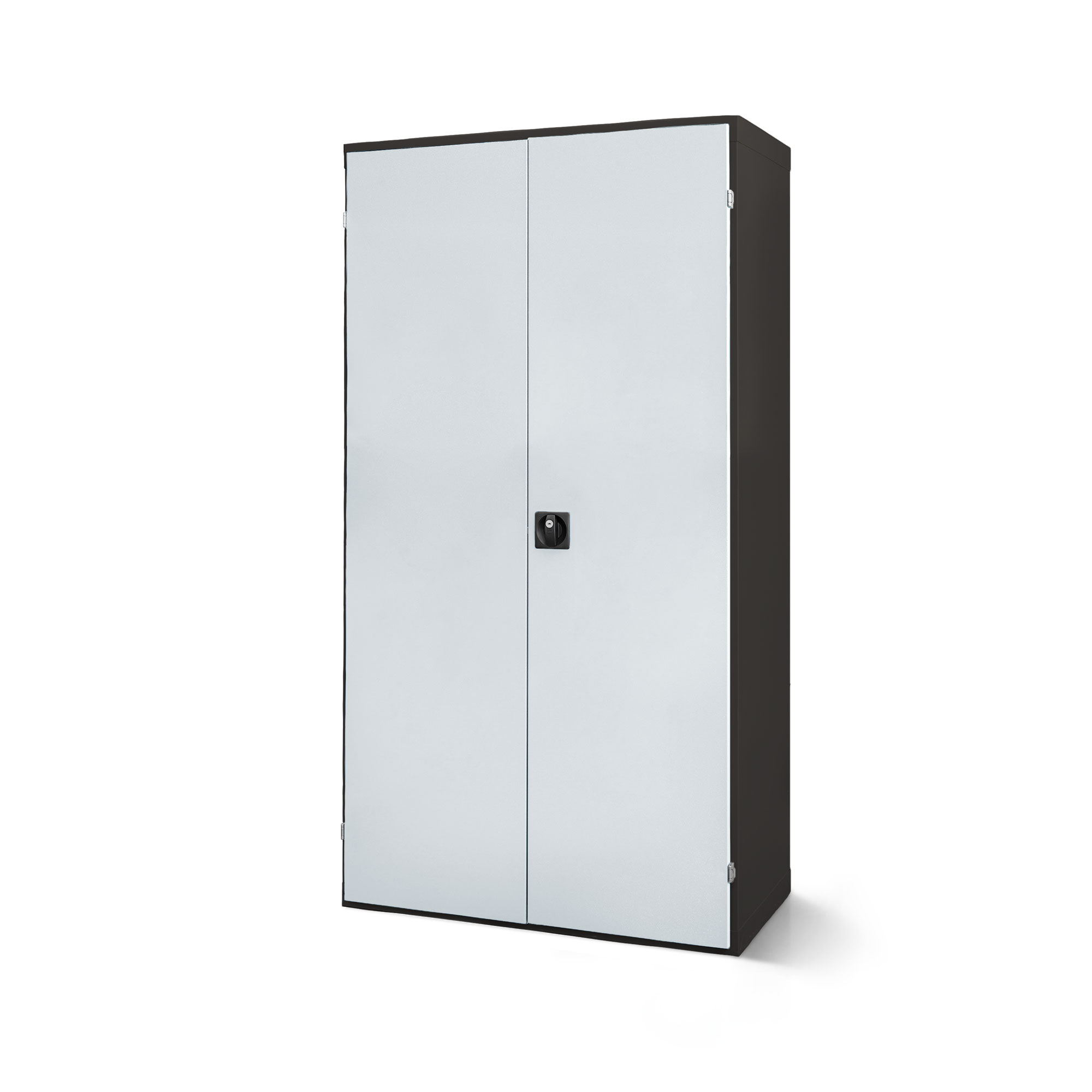 Hinged door cabinet with 1 multiple socket