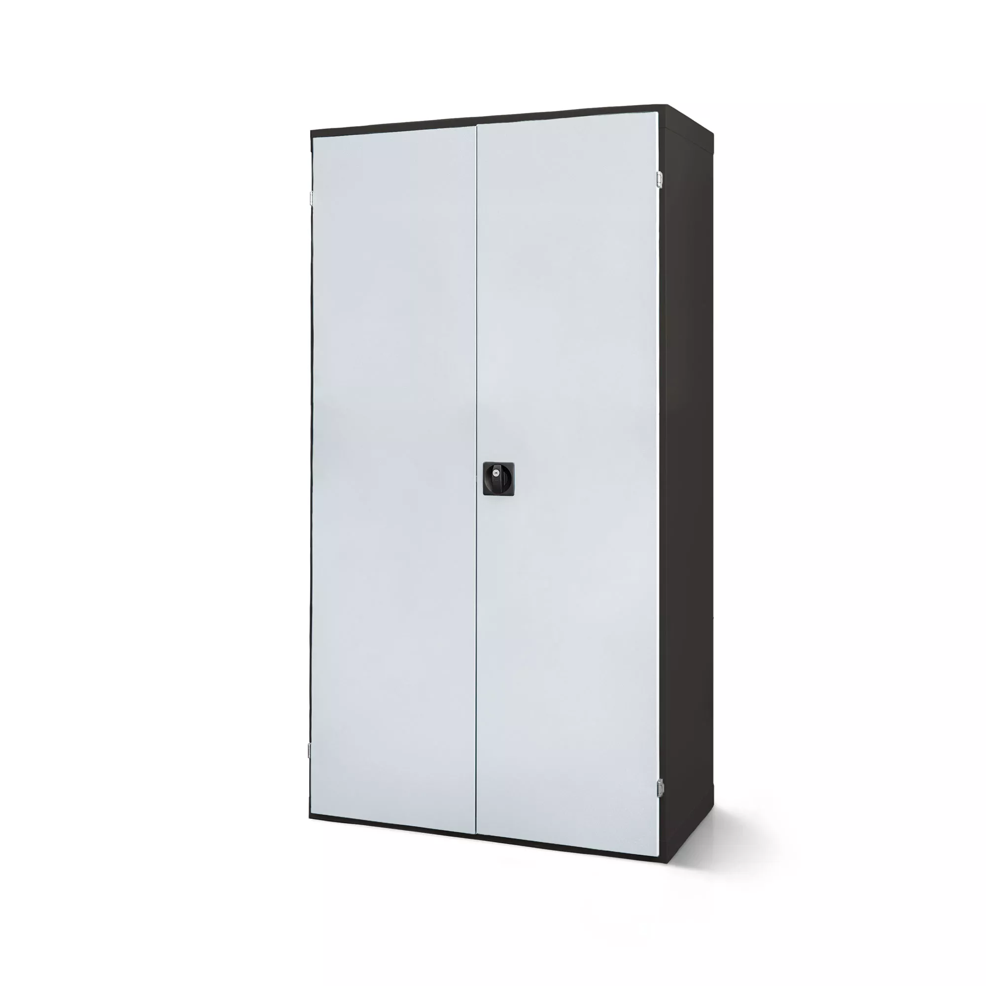 Armoire métallique - portes battantes, fonction de recharge (1 bloc multiprises)