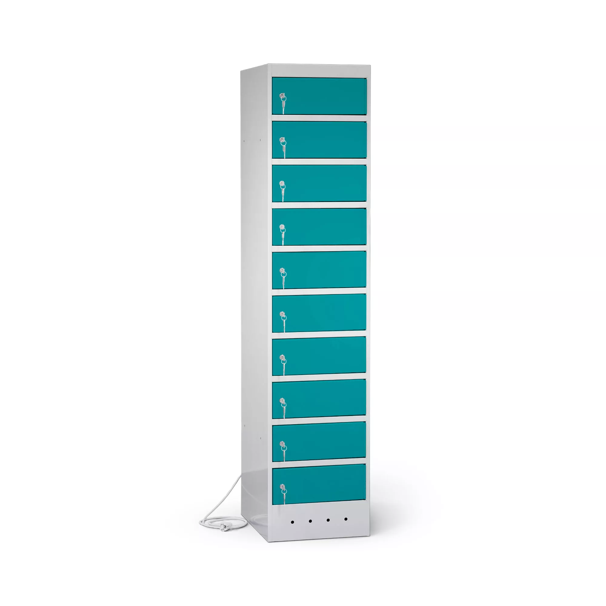 Armoire / Casiers de recharge pour ordinateurs portables - 10 compartiments