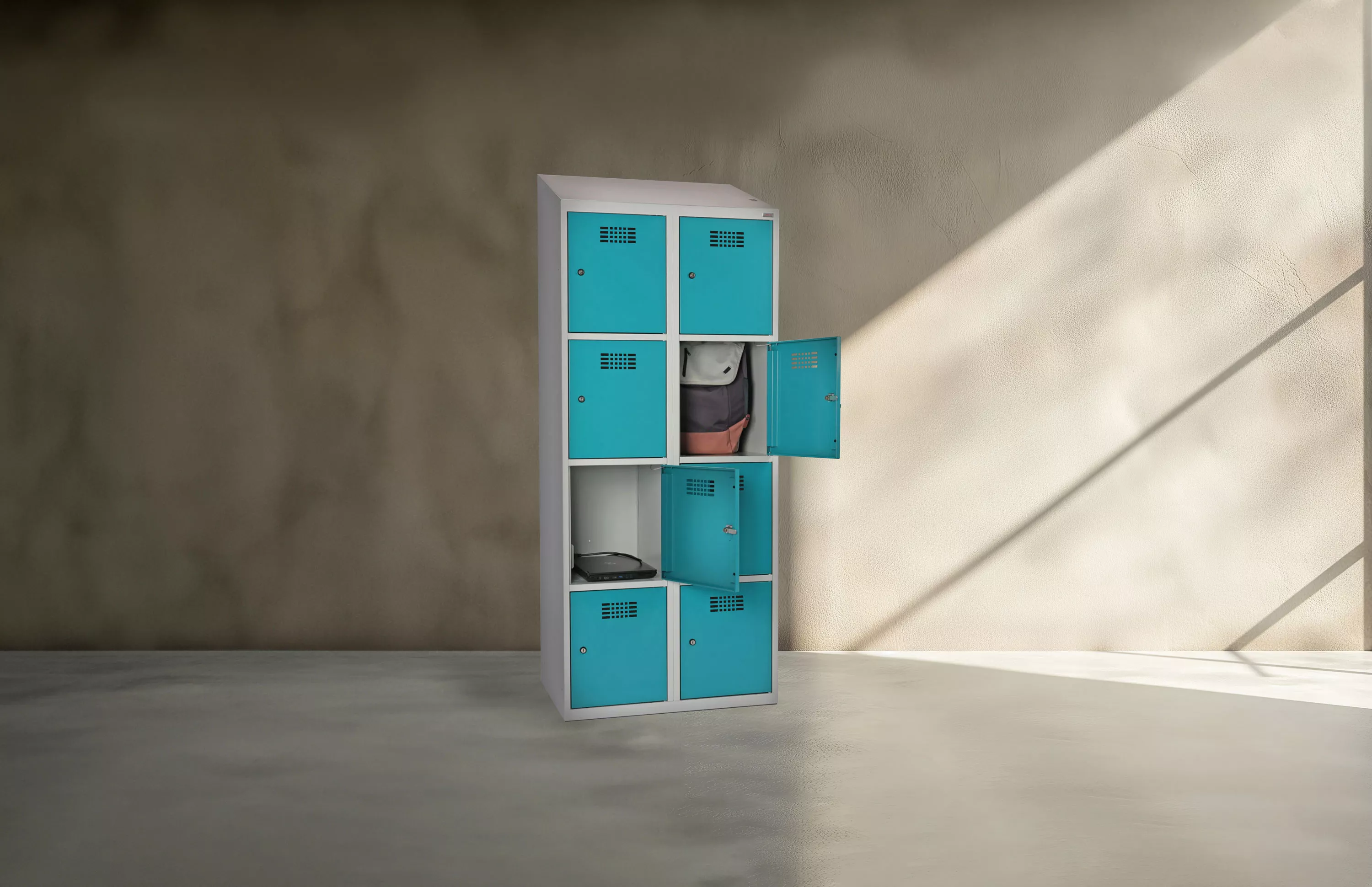 Vestiaires / Casiers avec fonction de recharge