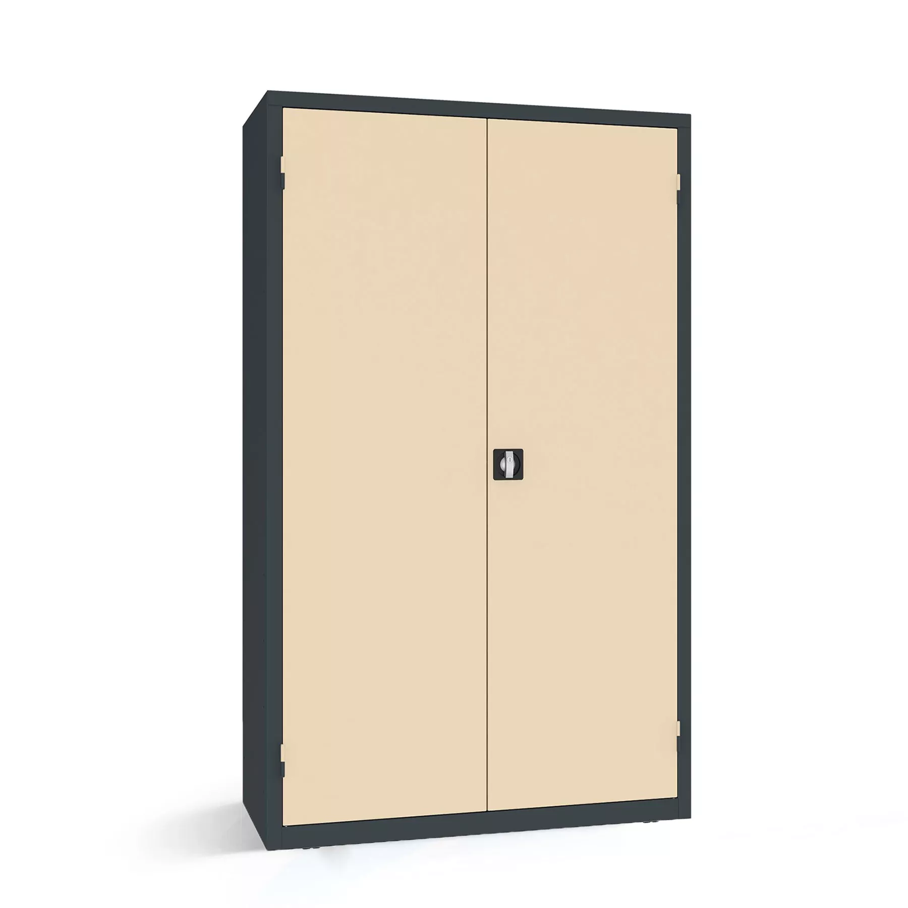 Heavy-duty workshop cabinet with shelves 199 x 120