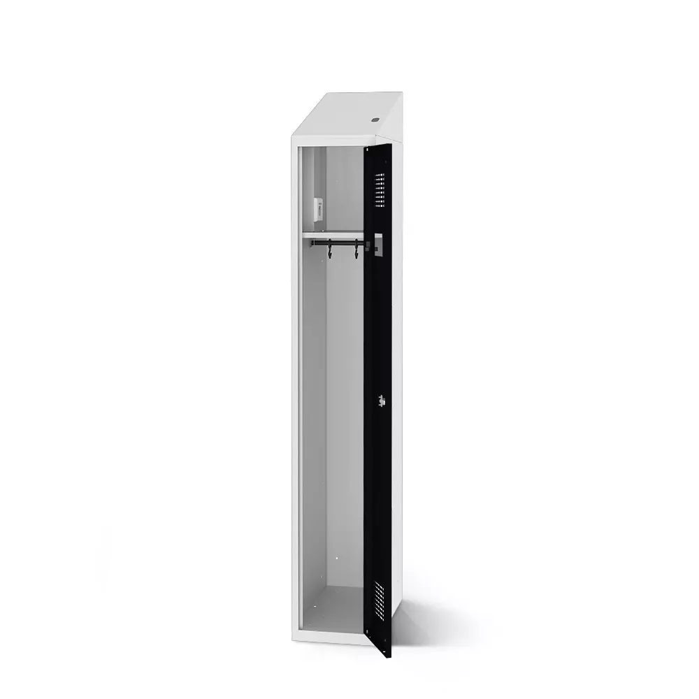 Vestiaire métallique 1 porte - avec fonction de chargement - 30 cm de largeur