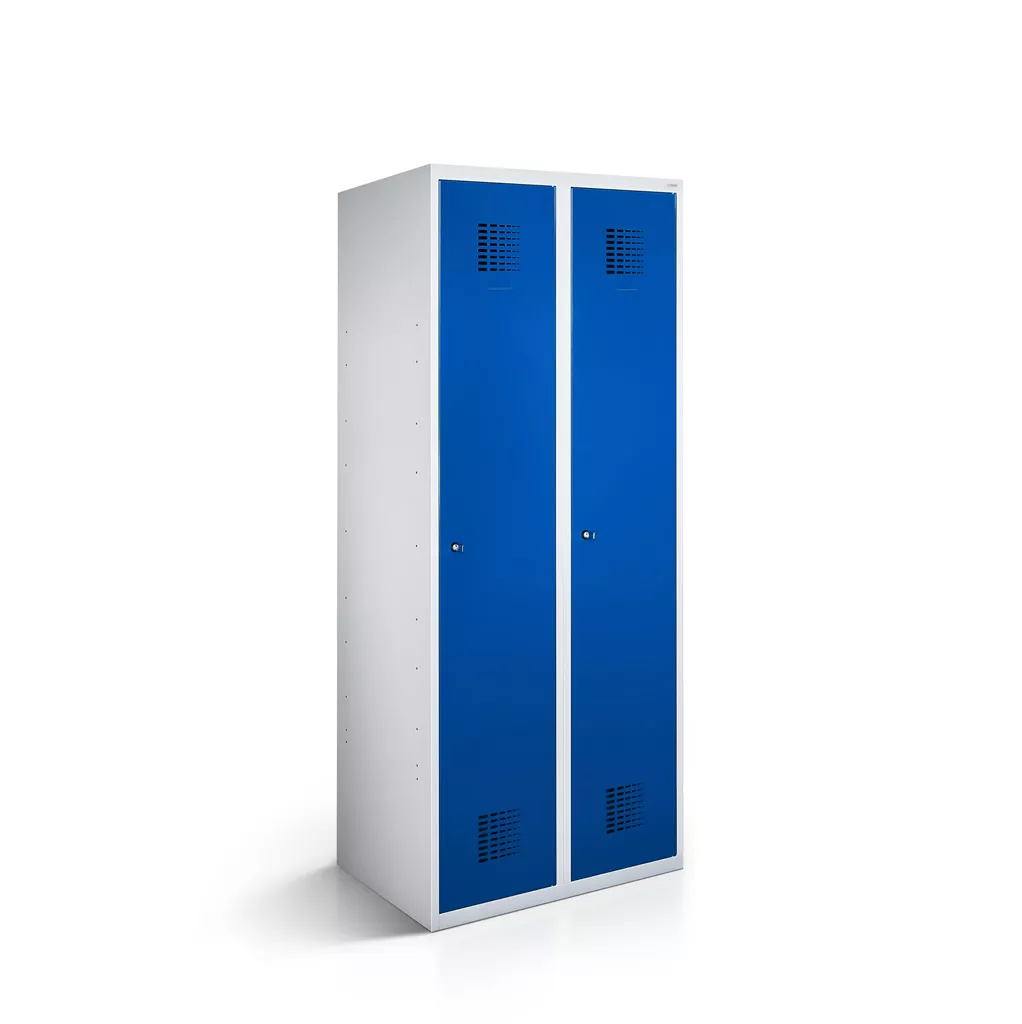 Vestiaire métallique 2 portes - 60 cm de largeur