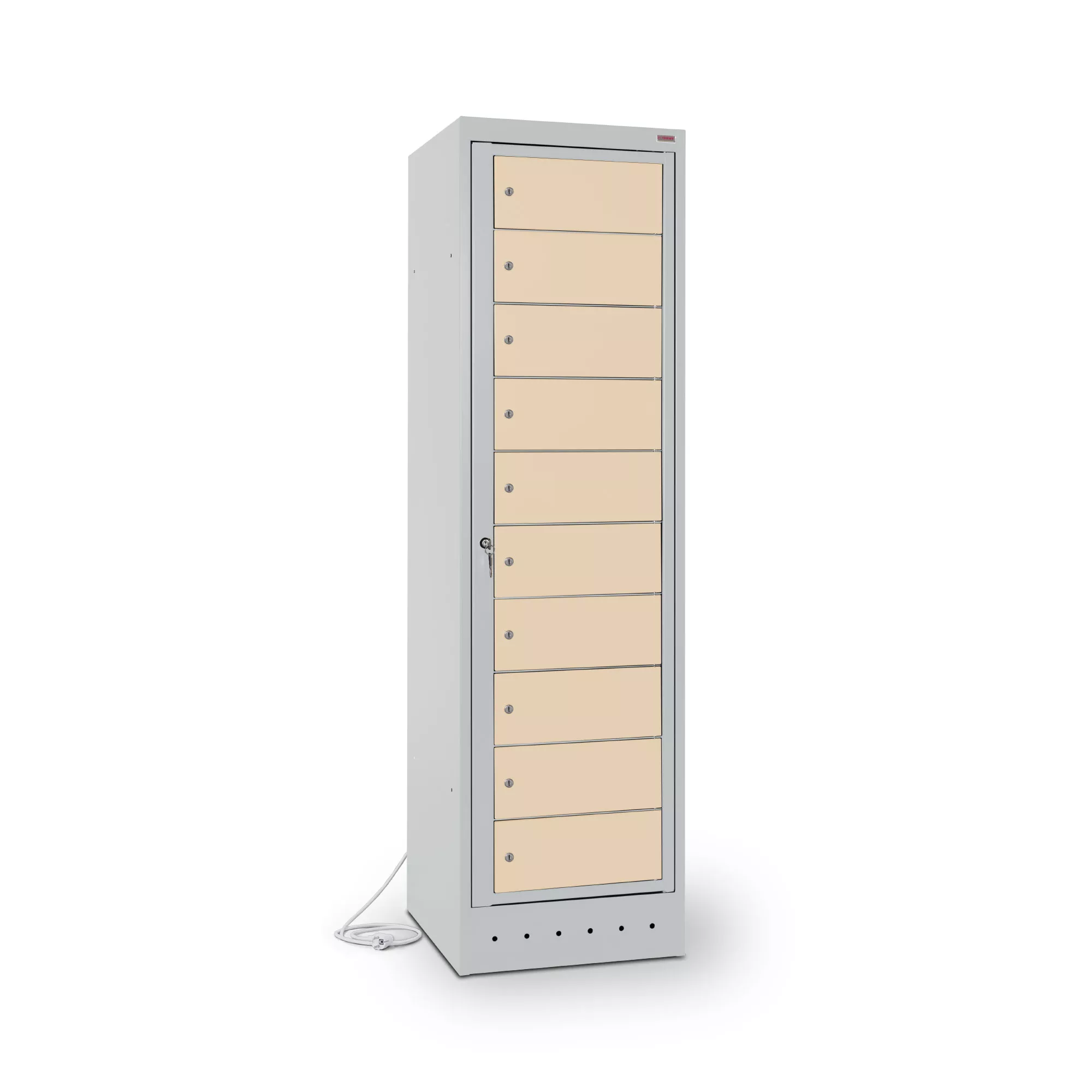 Armoire pour ordinateurs portables avec porte centrale