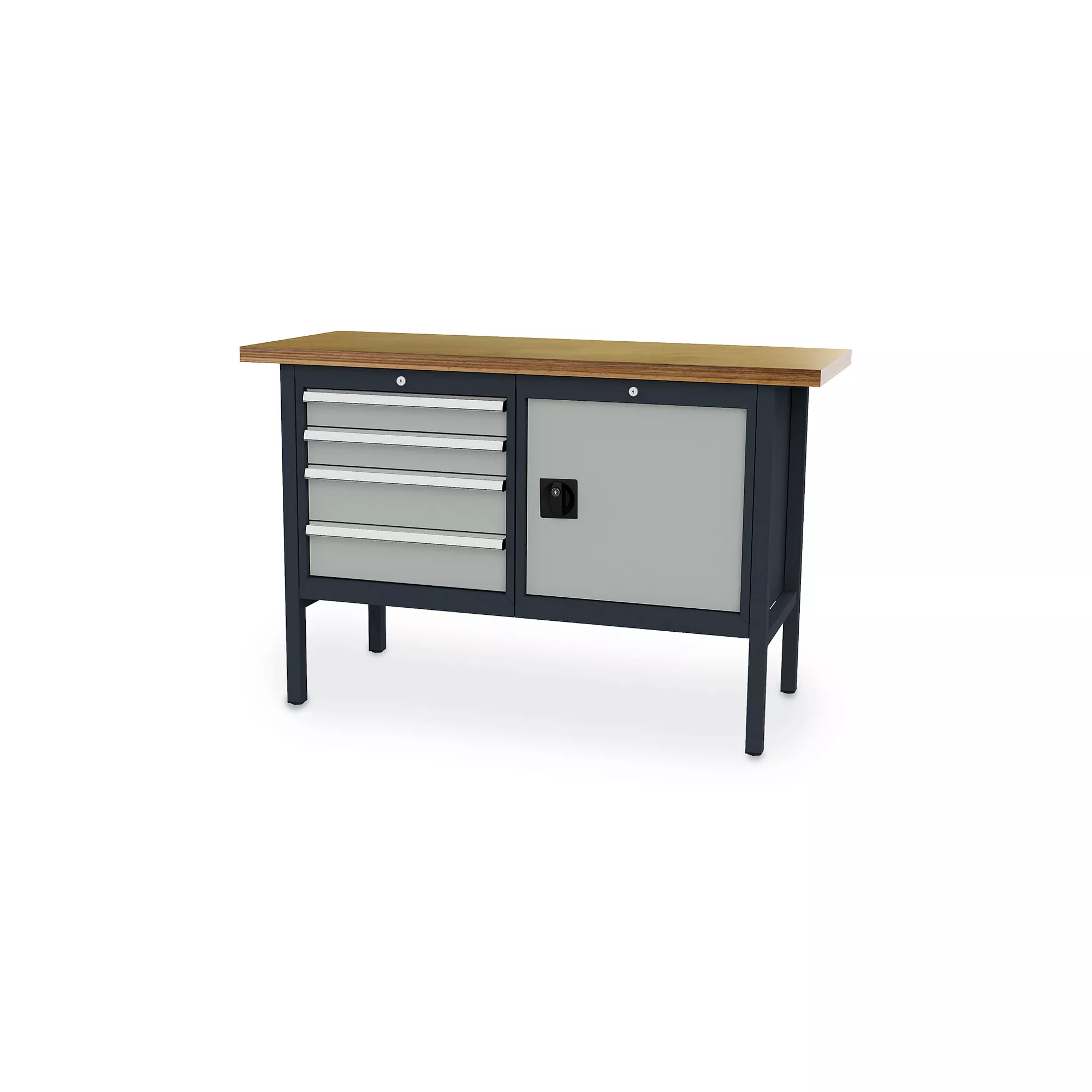 Workbench 4 drawers 1 fach 1500x600x960