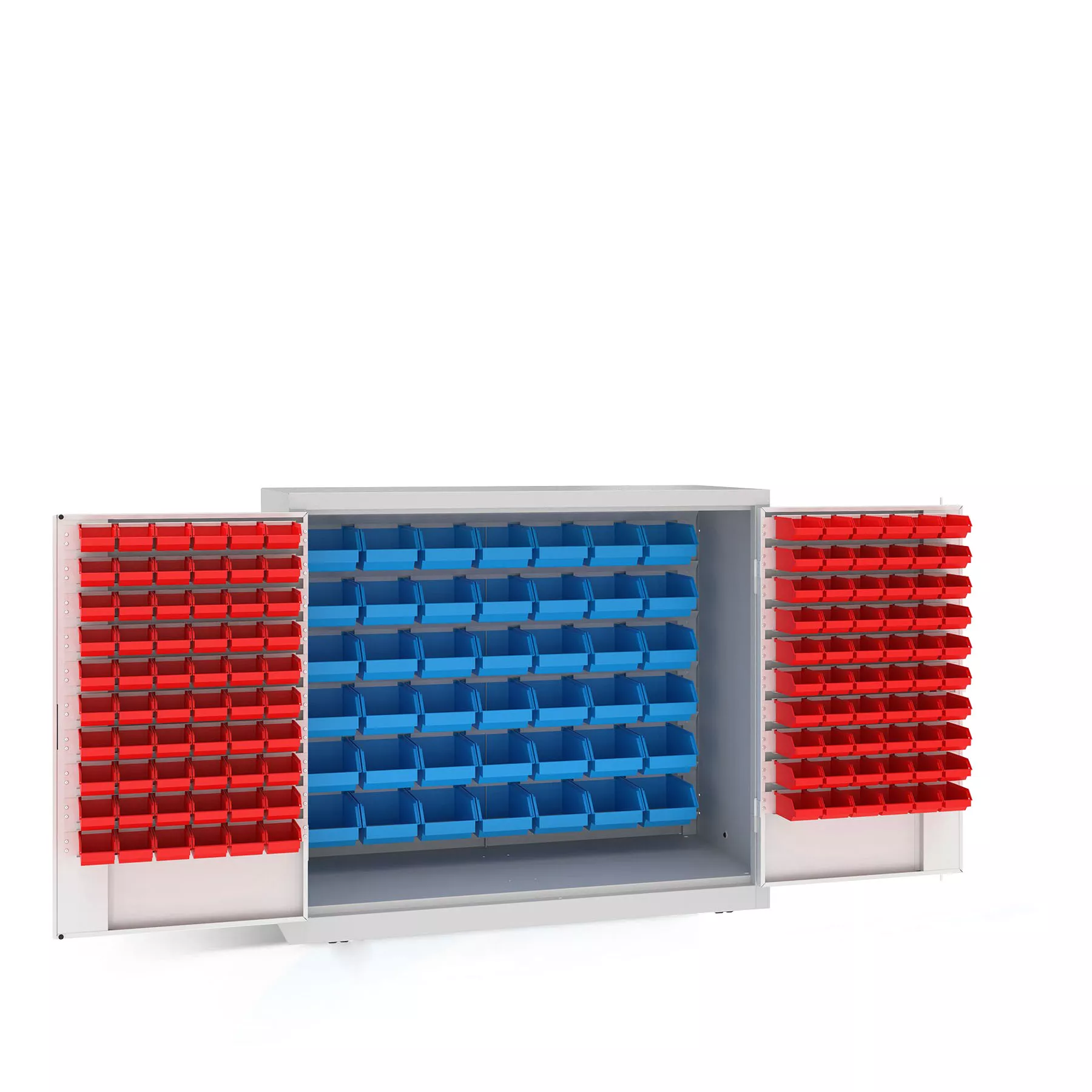 Armoire basse multifonction - bacs de rangement - 120 cm de largeur
