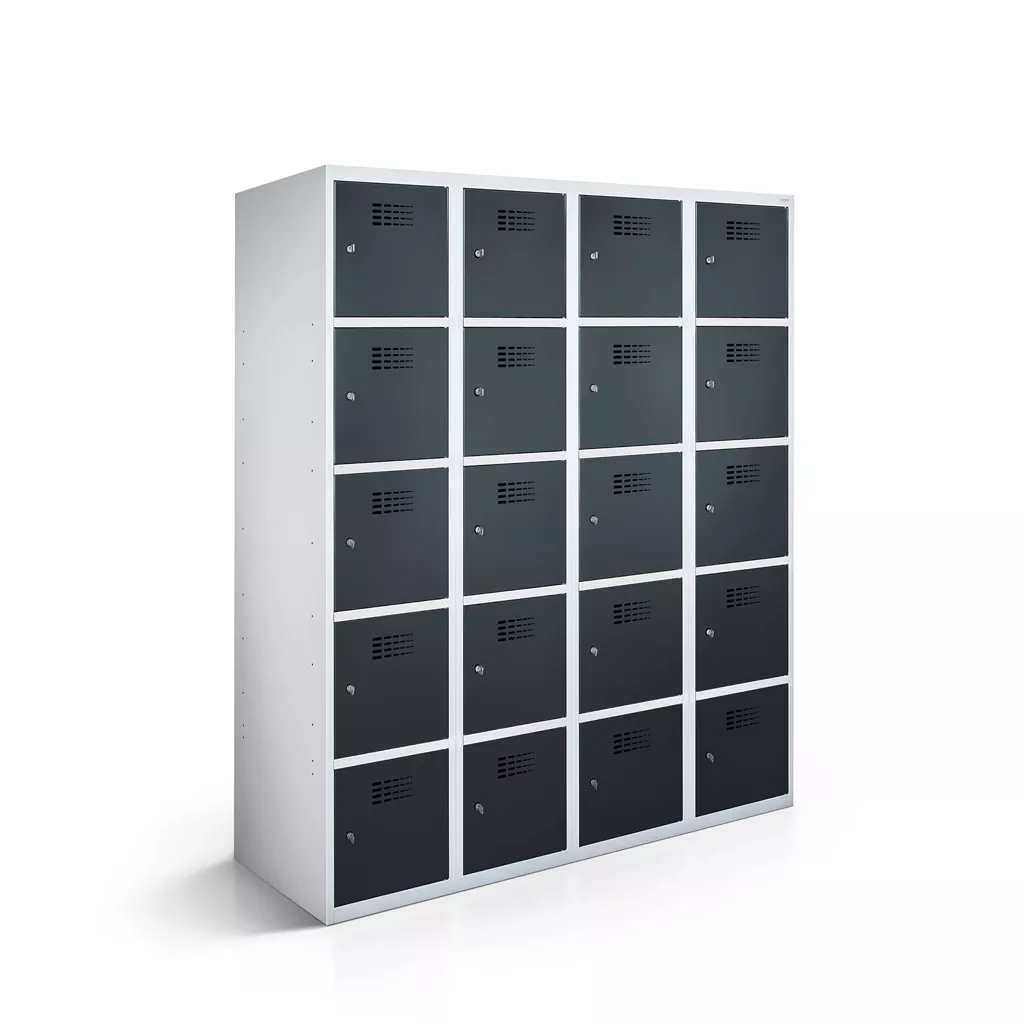 Vestiaire multicases 20 compartiments - 120 cm de largeur