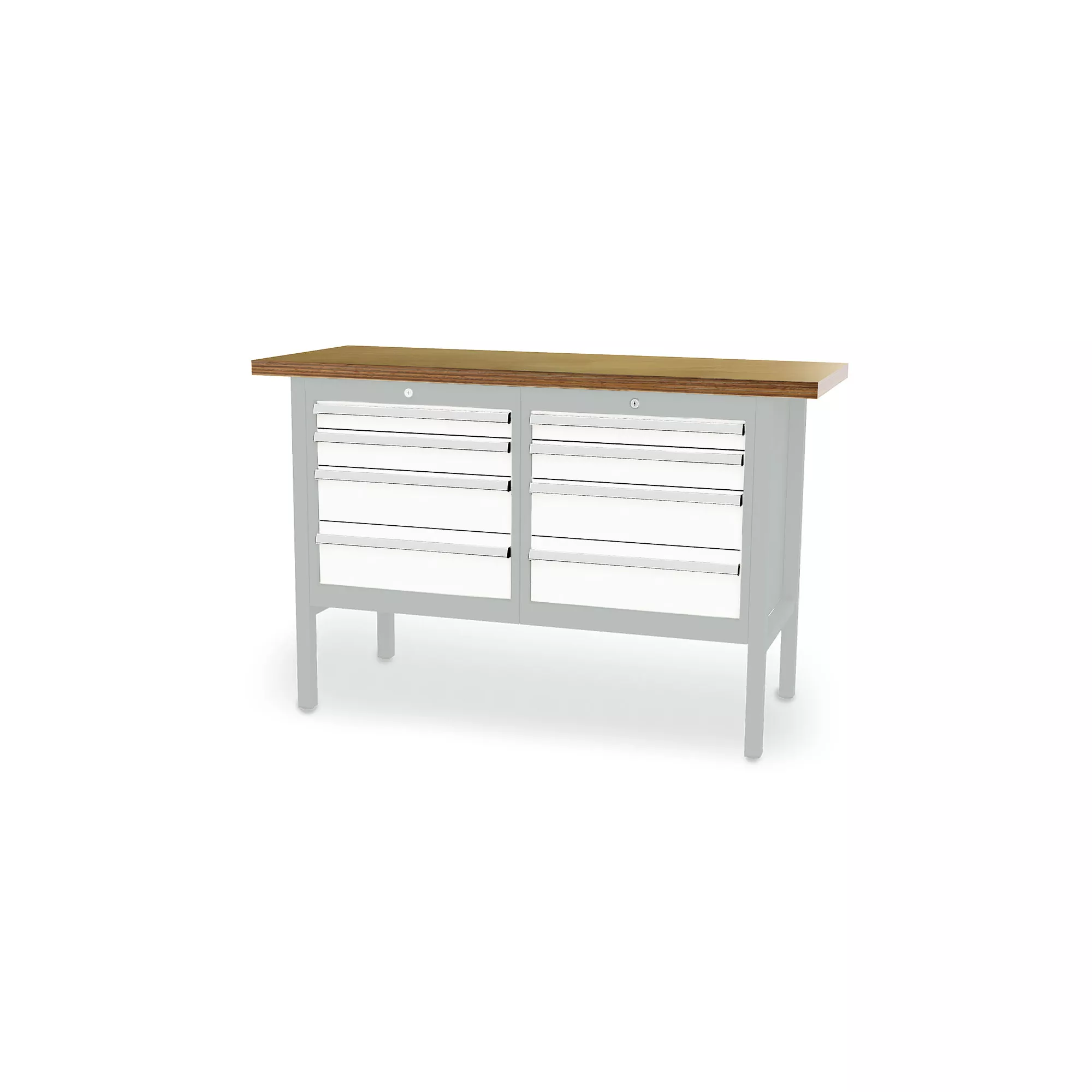 Workbench 8 drawers 1500x600x960