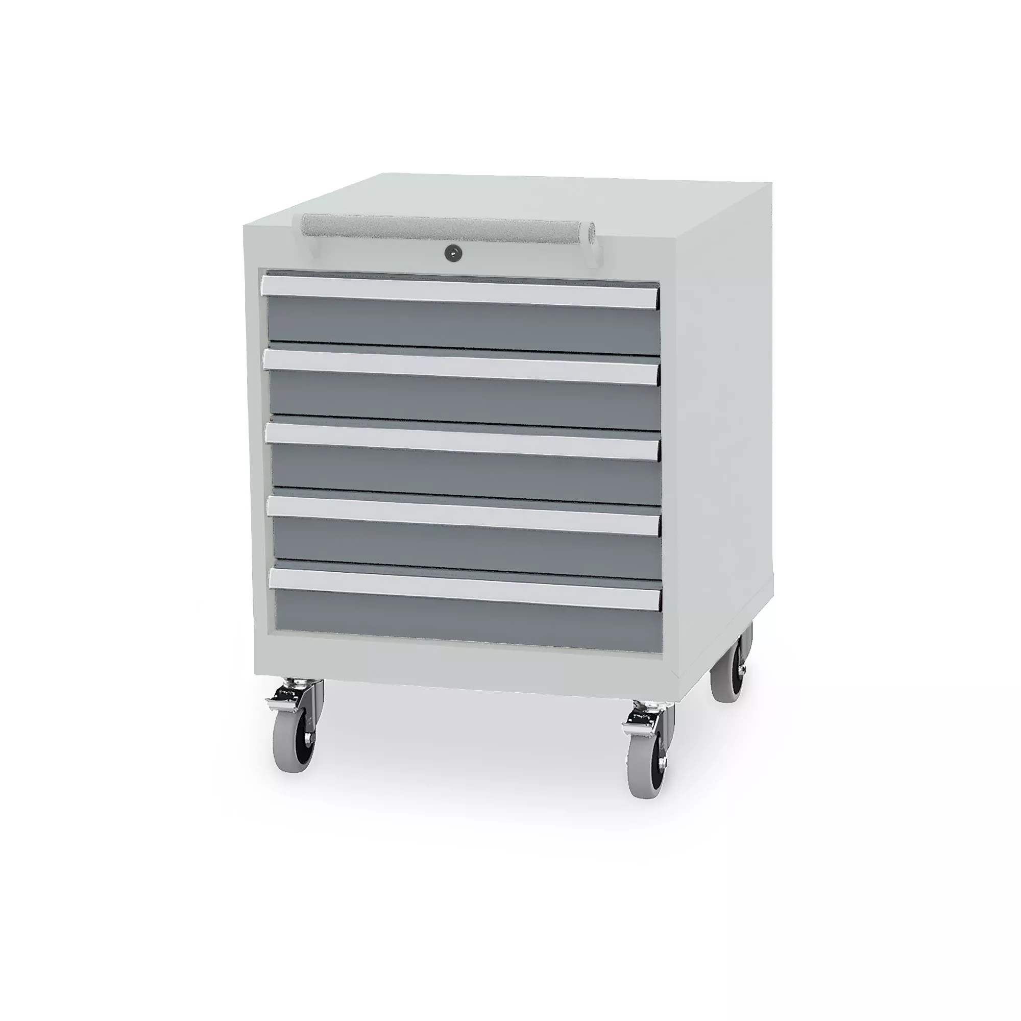 Caisson mobile - 5 tiroirs - 77 cm de hauteur