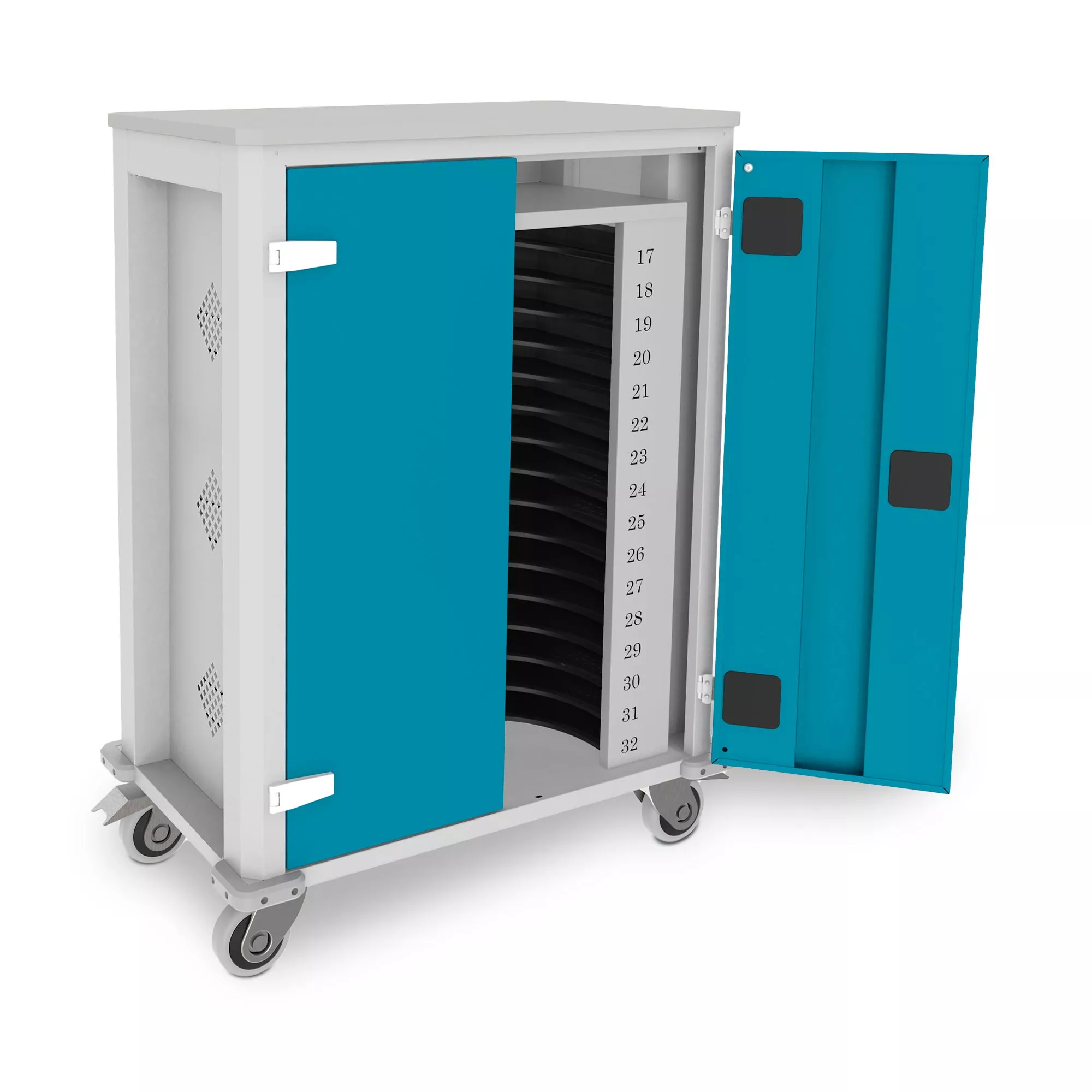 Chariot de recharge pour tablettes - 32 compartiments