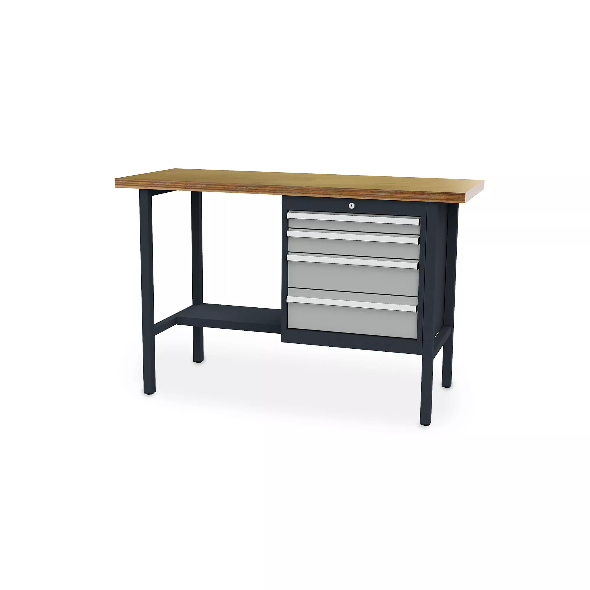 Werkbank mit 4 Auszügen 1500x600x960