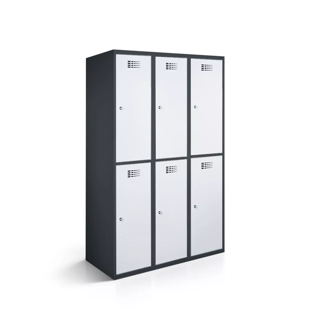 Wardrobe locker 6 doors width 90 cm