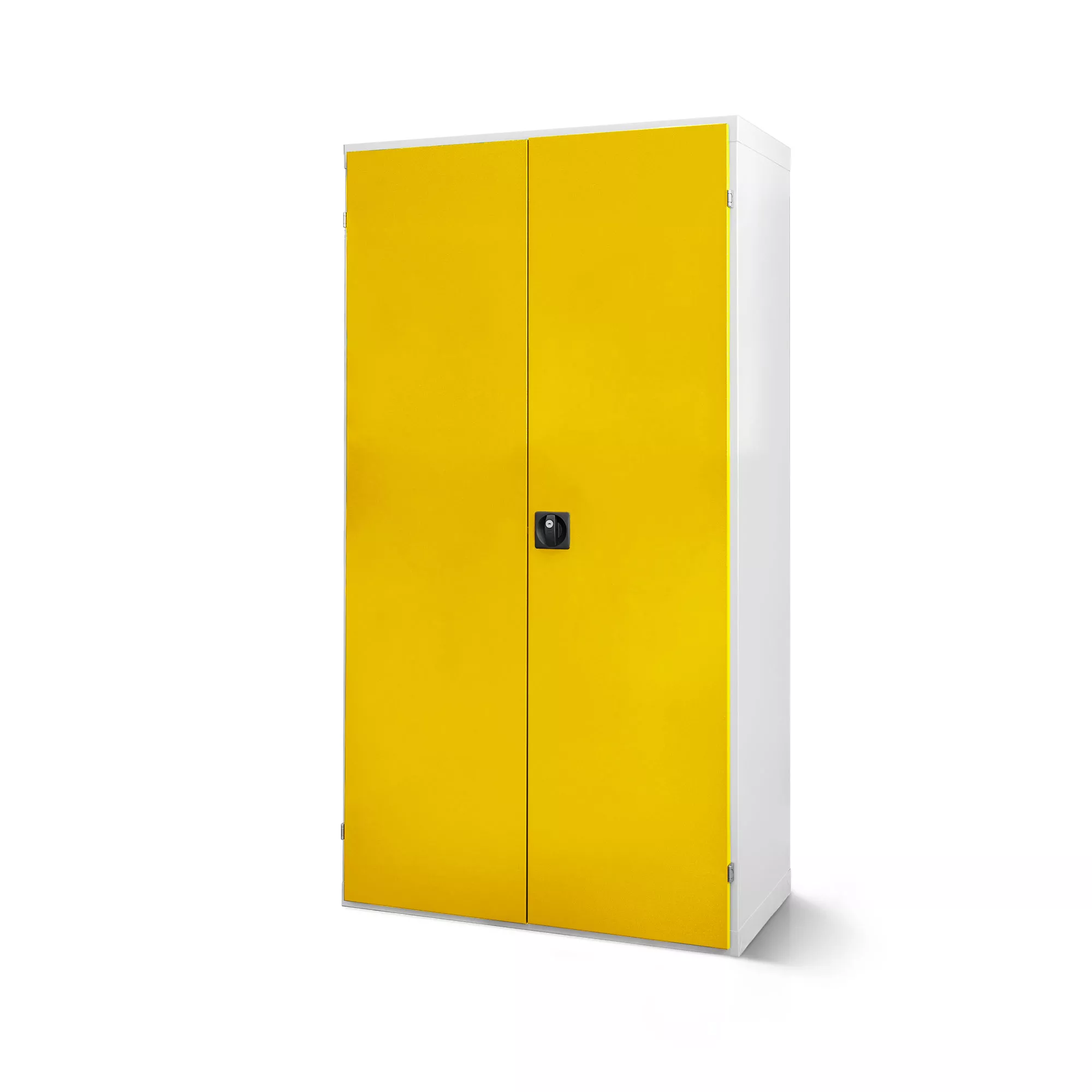 Armoire métallique - portes battantes, fonction de recharge (1 bloc multiprises)