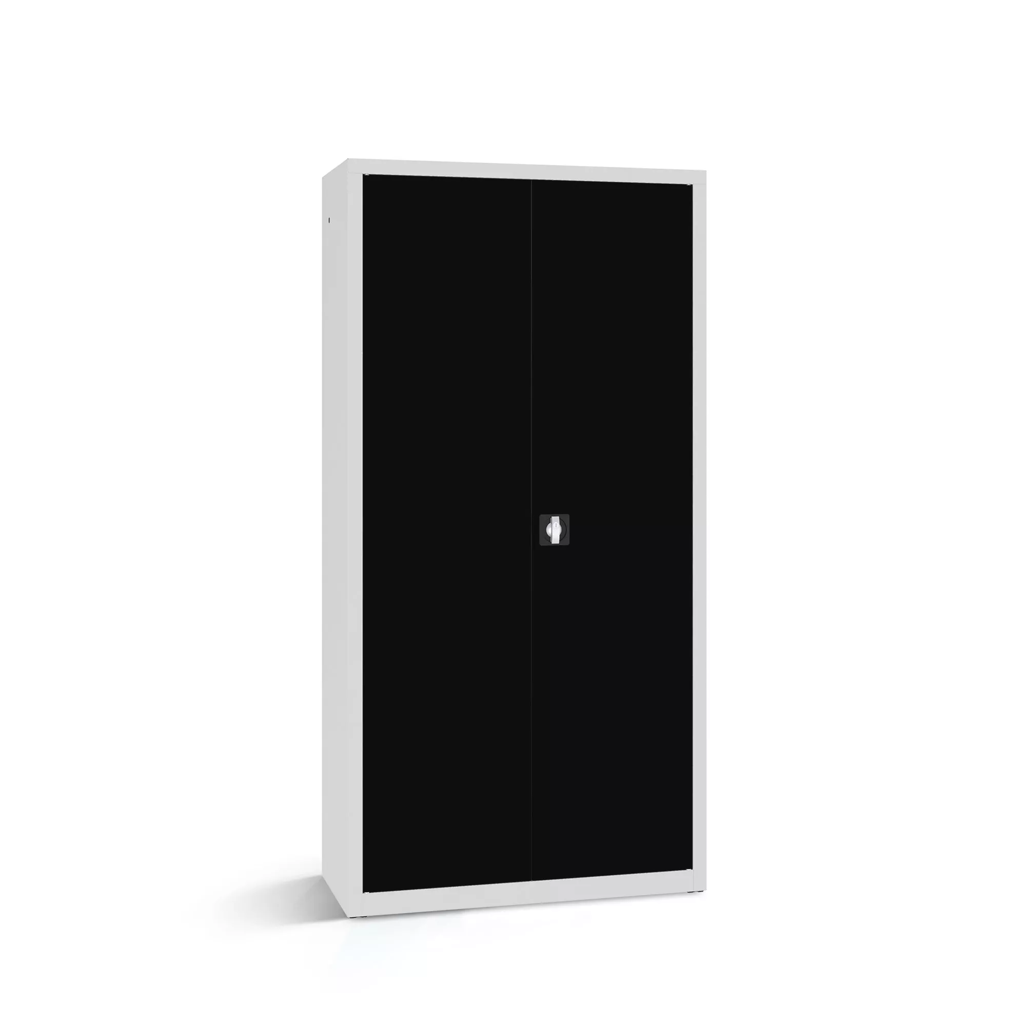 Metal office cabinet - 3 shelves secure locker - 100 cm wide