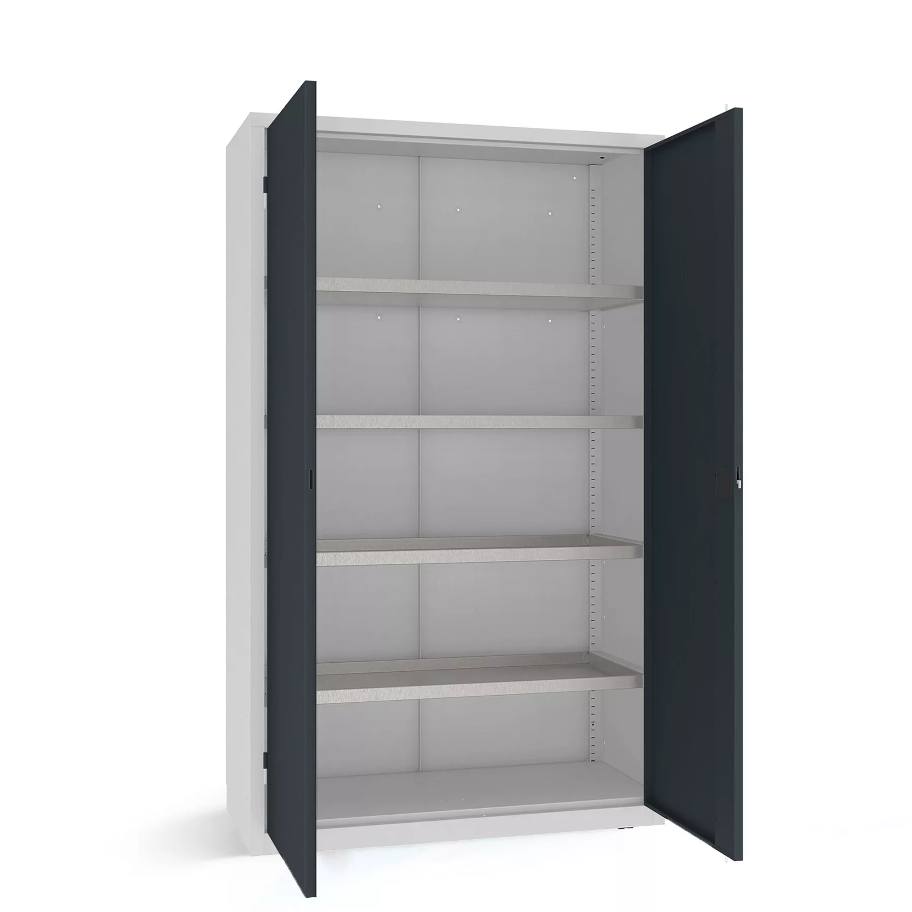 Armoire multifonction - étagères-bacs de rétention - 120 cm de largeur