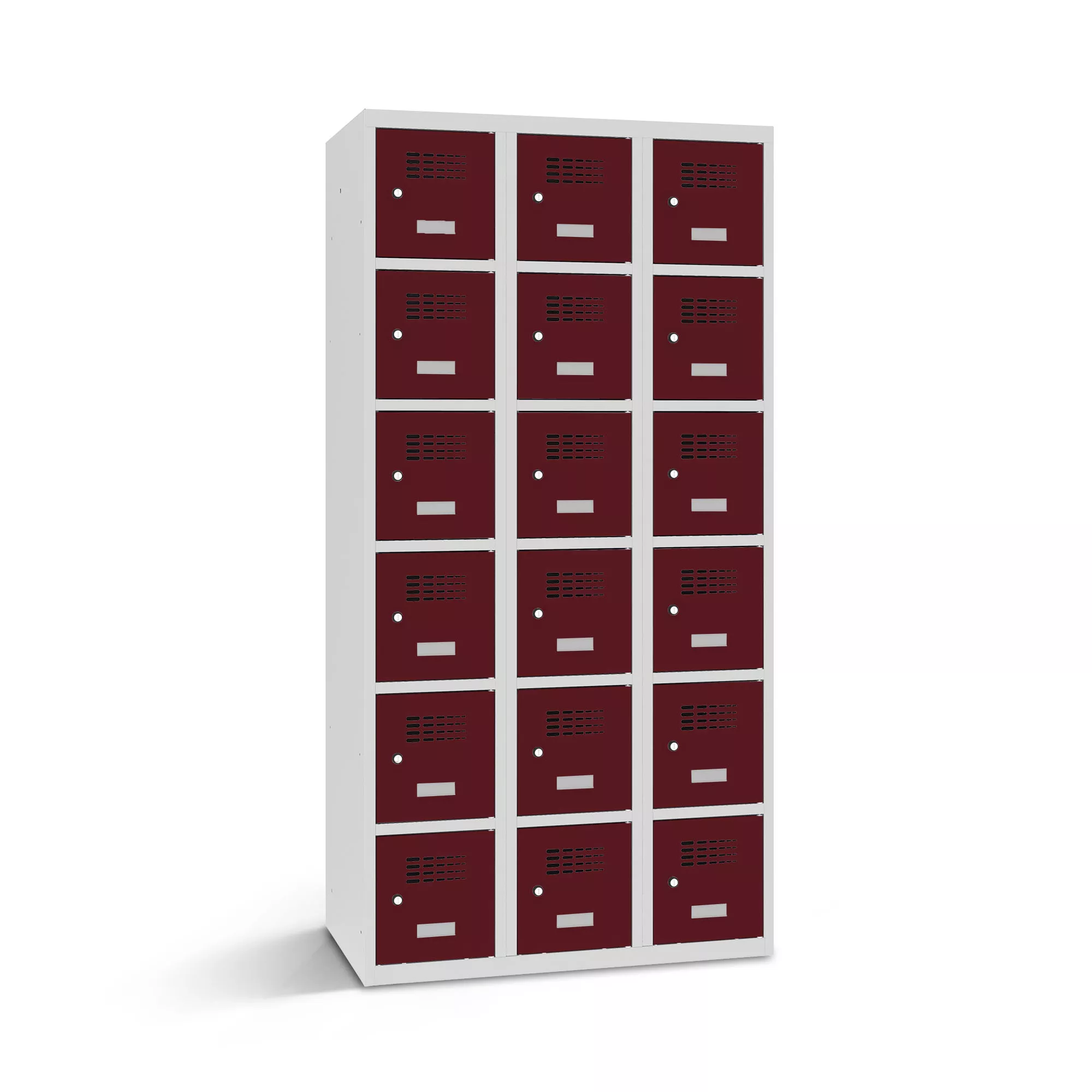 Vestiaire multicases 18 compartiments - 120 cm de largeur