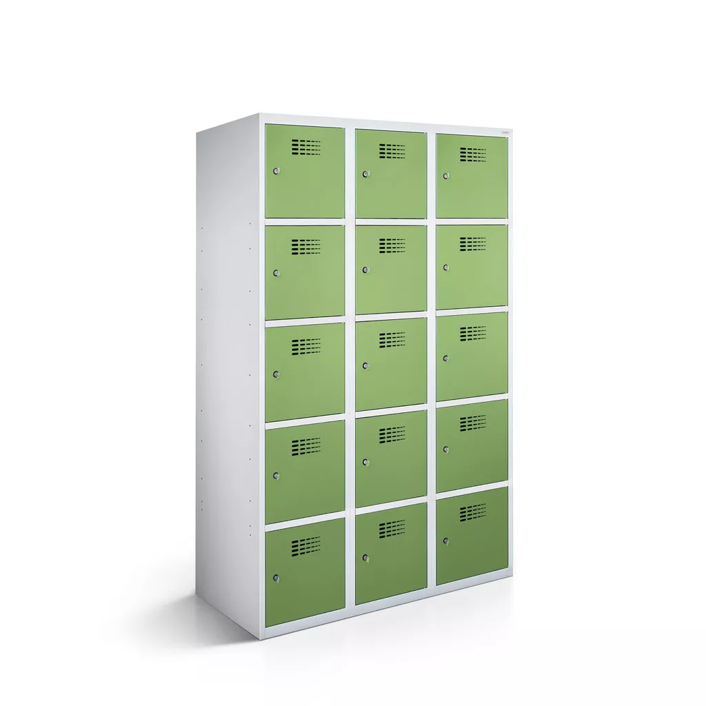 Vestiaire multicases 15 compartiments - 90 cm de largeur