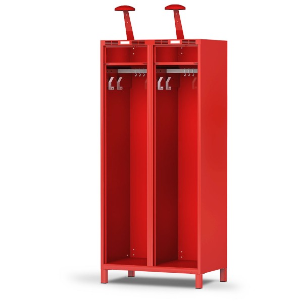 lockeel® fire brigade locker PRO 2s in fire red