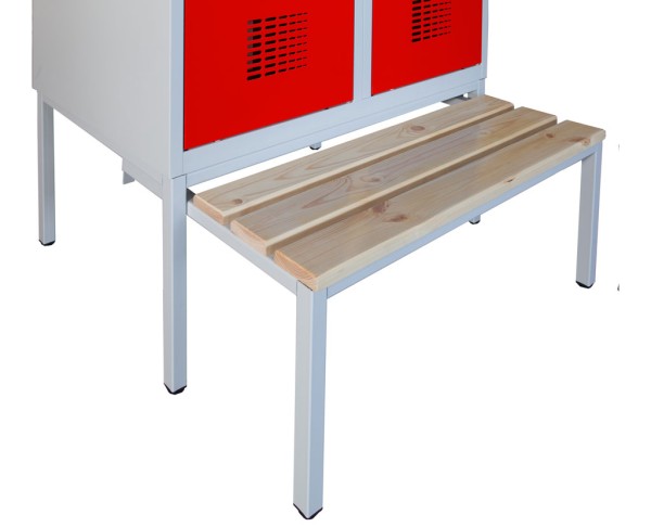 Extendable underbench for lockeel® lockers and locker cabinets