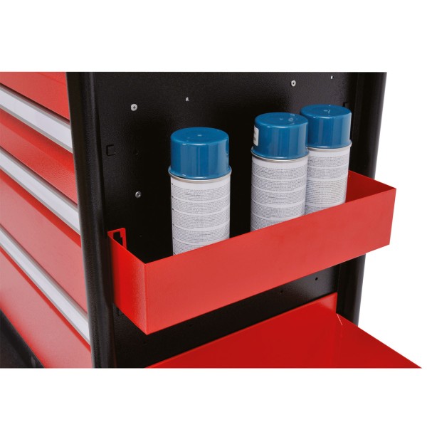 Bottle and can holder for the Maxmobile 1 workshop trolley