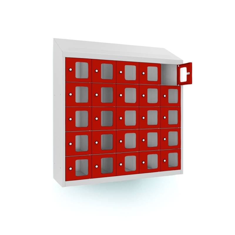 Mini locker cabinets for wall assembly | rotstahl®